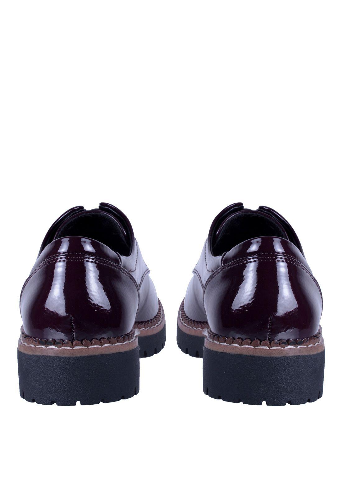 Zapato Oxford Burdeo 4fz0222-7