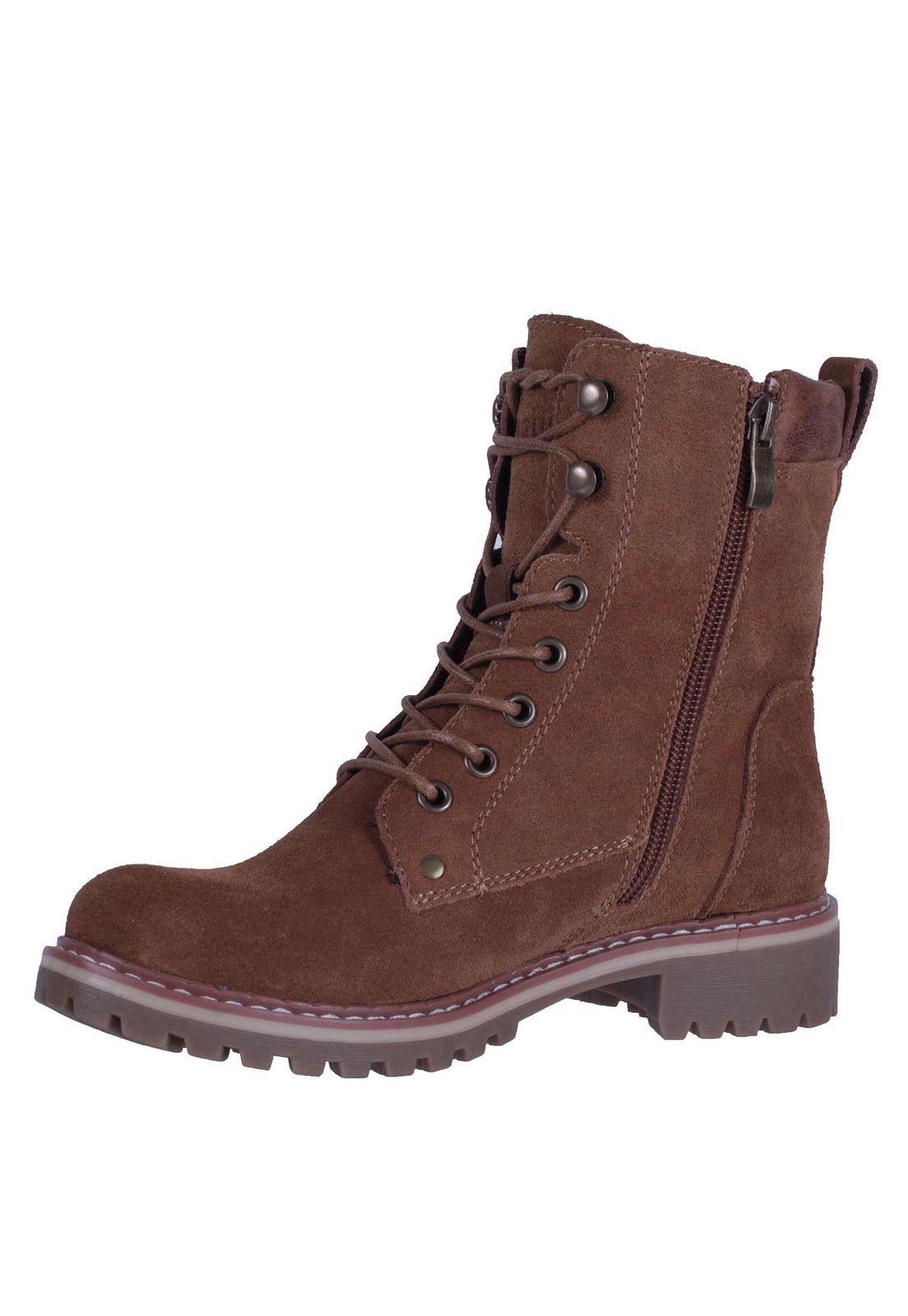 Botin Estilo Militar Cuero 4fb9522-2