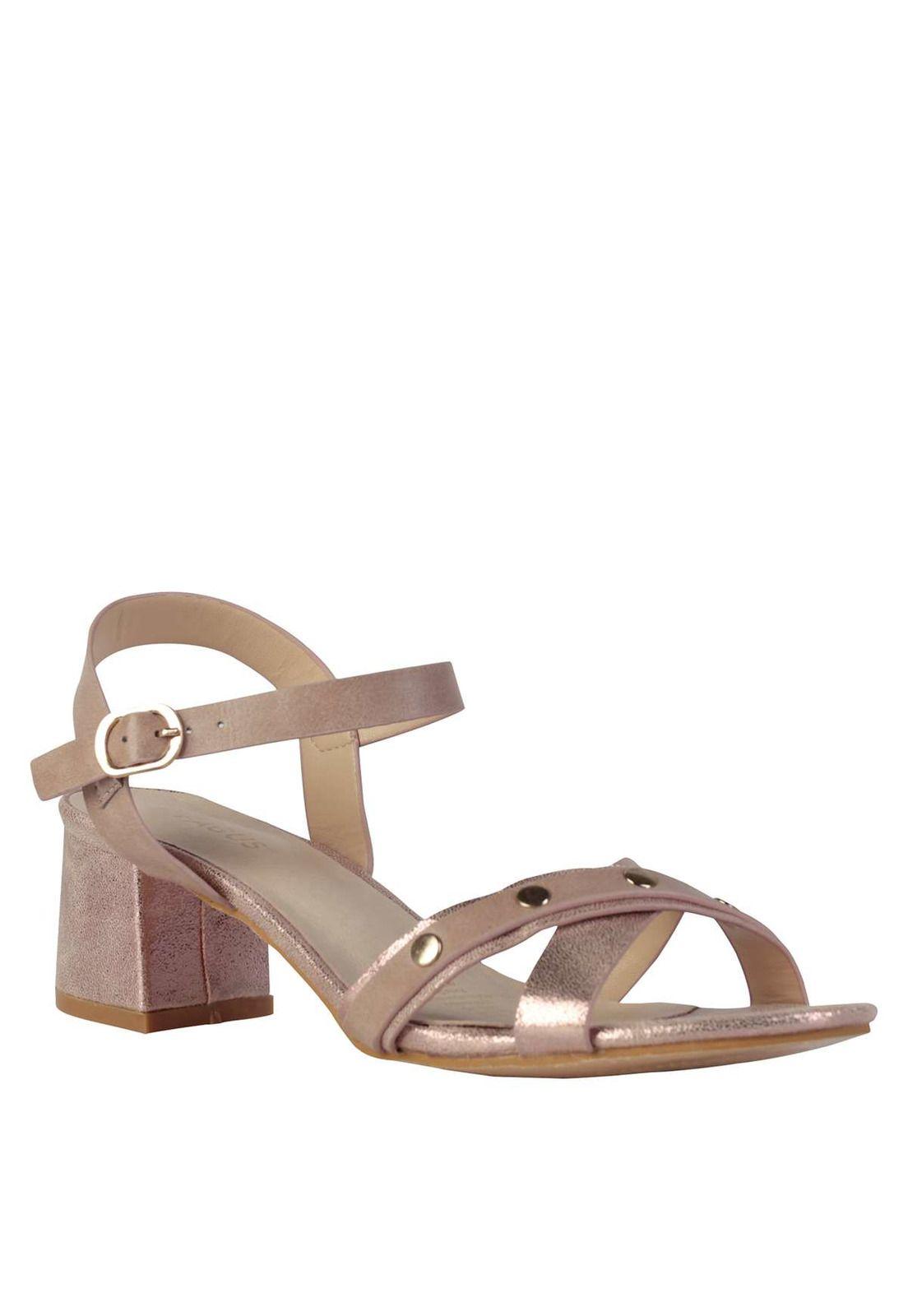 Sandalia Casual Taco Cuadrado 4Ss6920-1