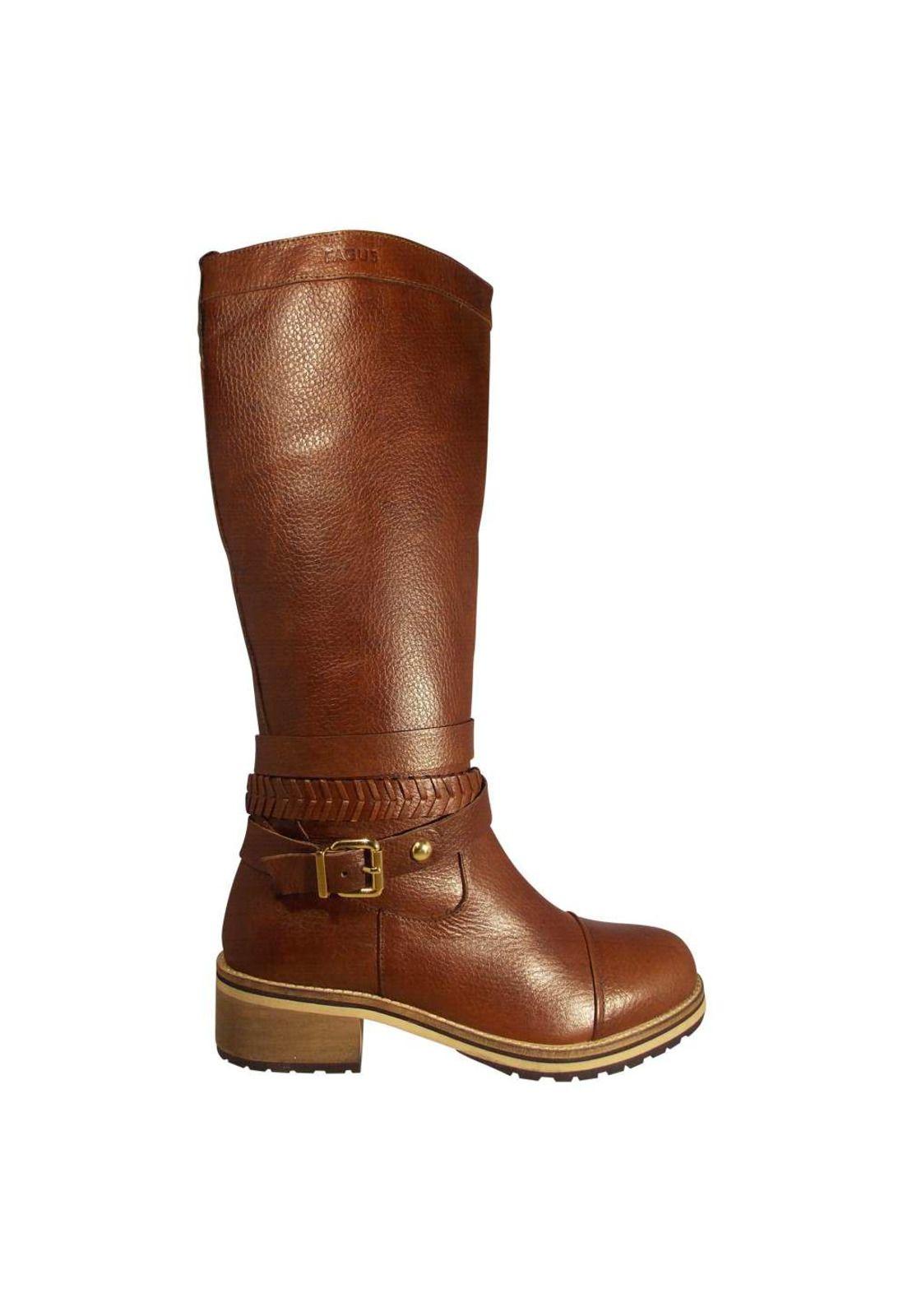 Bota de Cuero Mujer Casual 4Fb11319-0