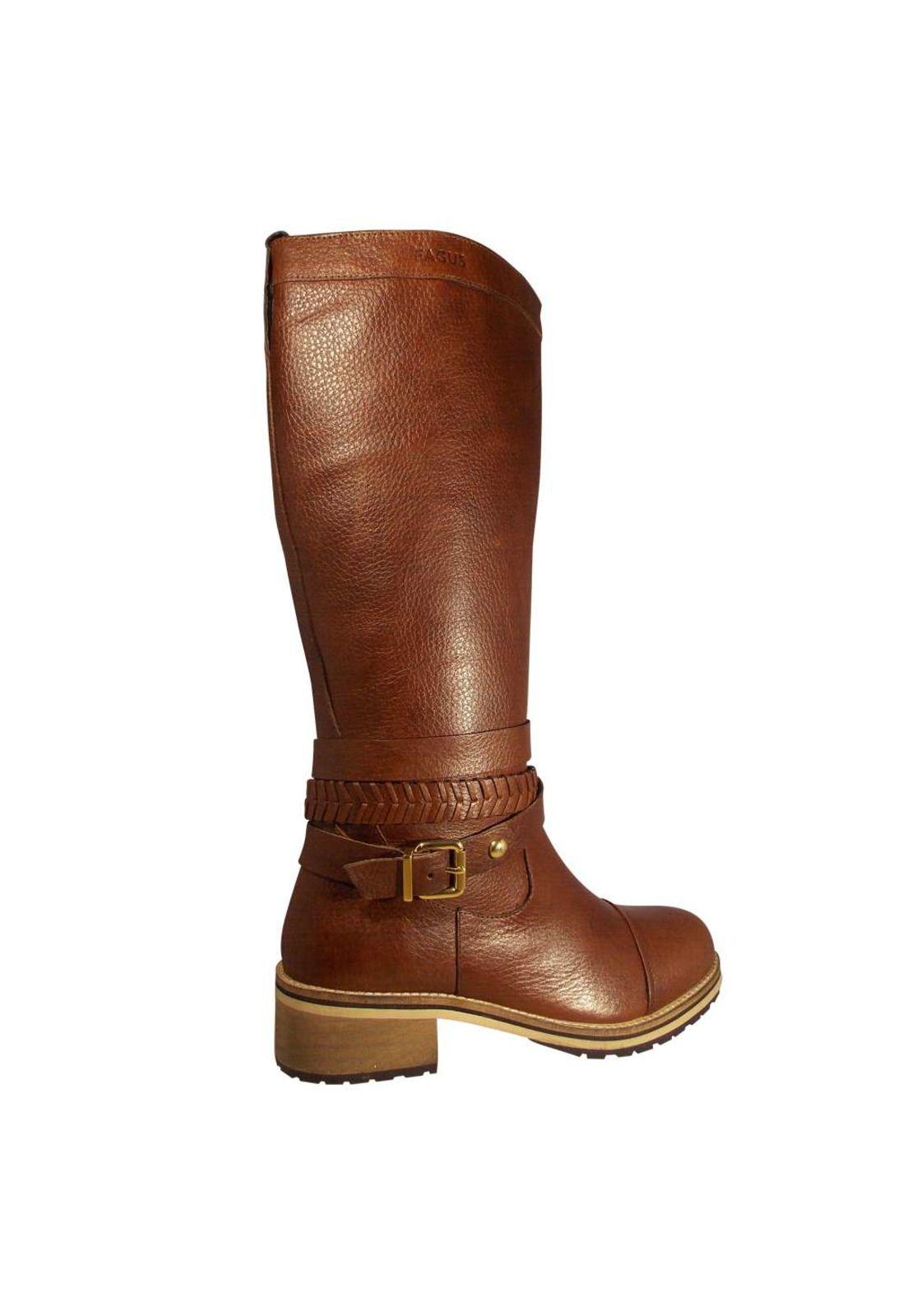 Bota de Cuero Mujer Casual 4Fb11319-3
