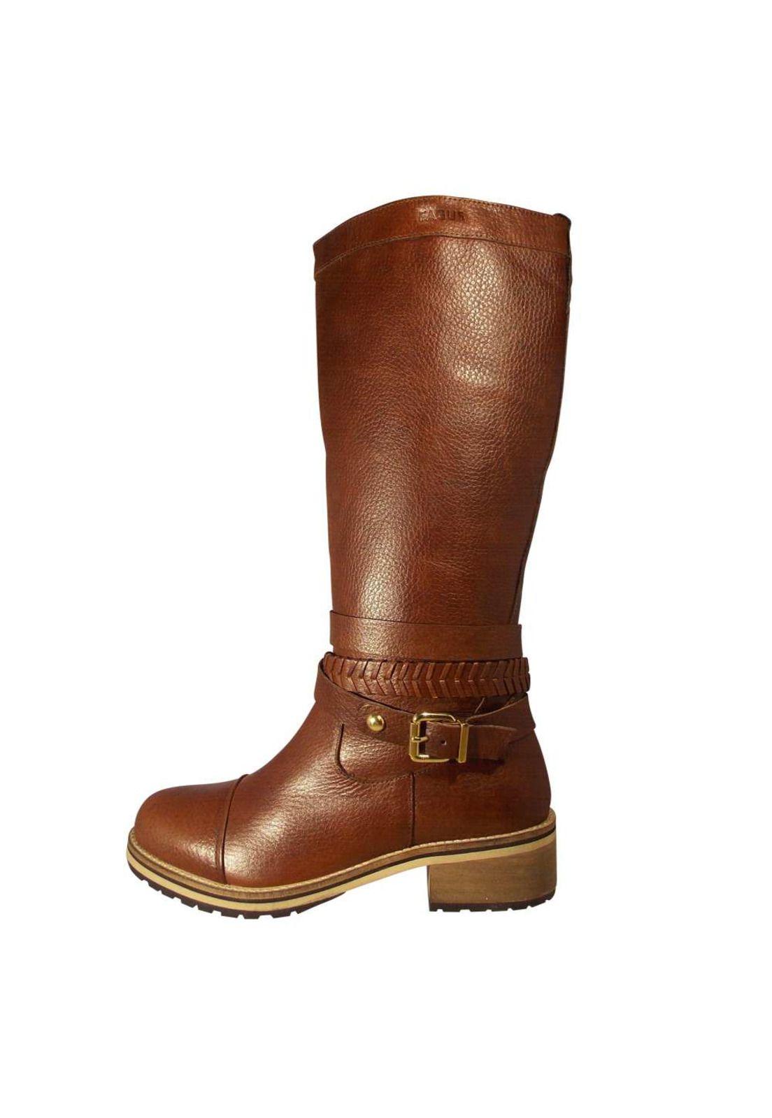Bota de Cuero Mujer Casual 4Fb11319-5