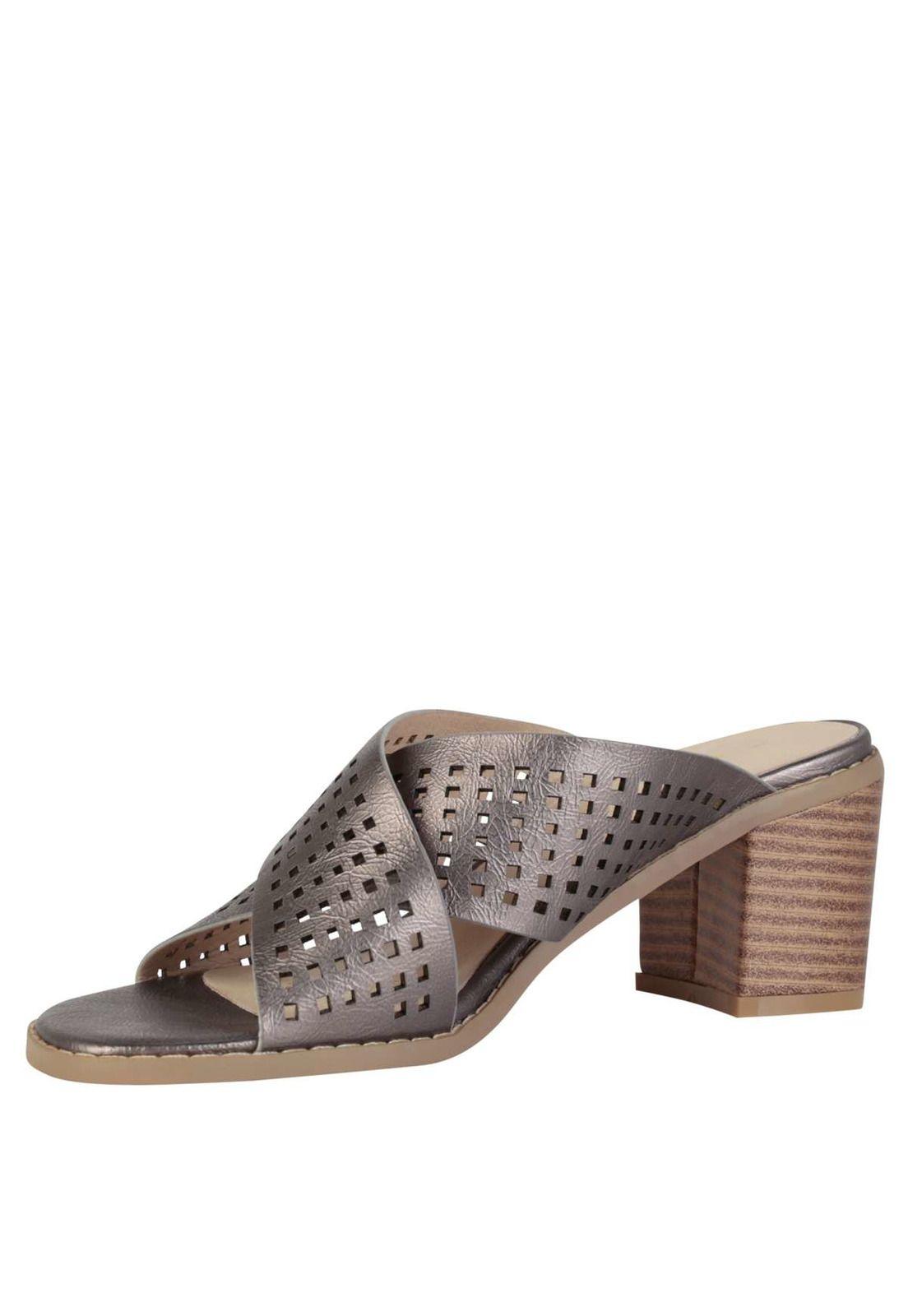 Sandalia Casual Taco Cuadrado 4Ss7020-3