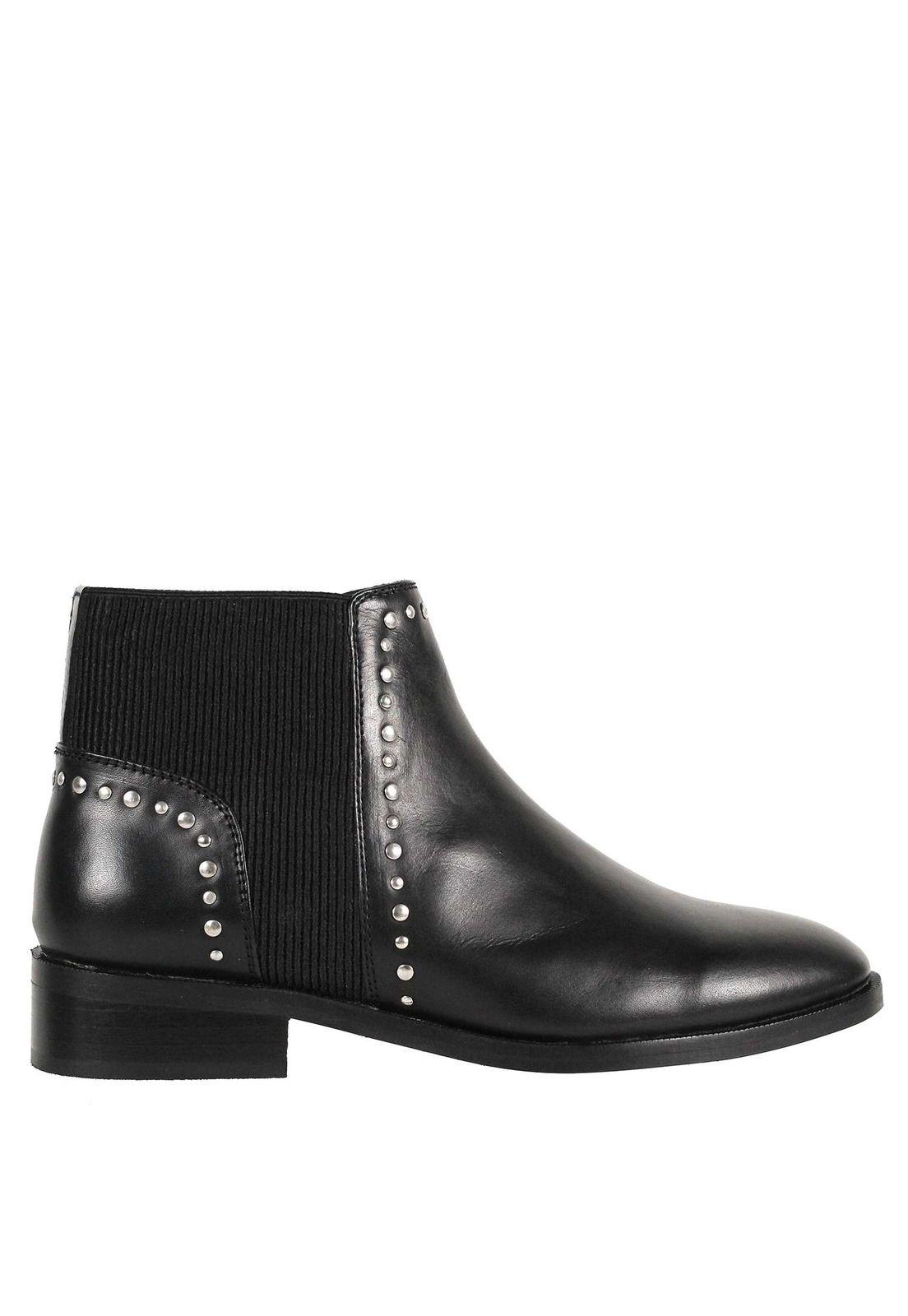 Botin 100% Cuero Aplicación Tachas 4Fb4721-0