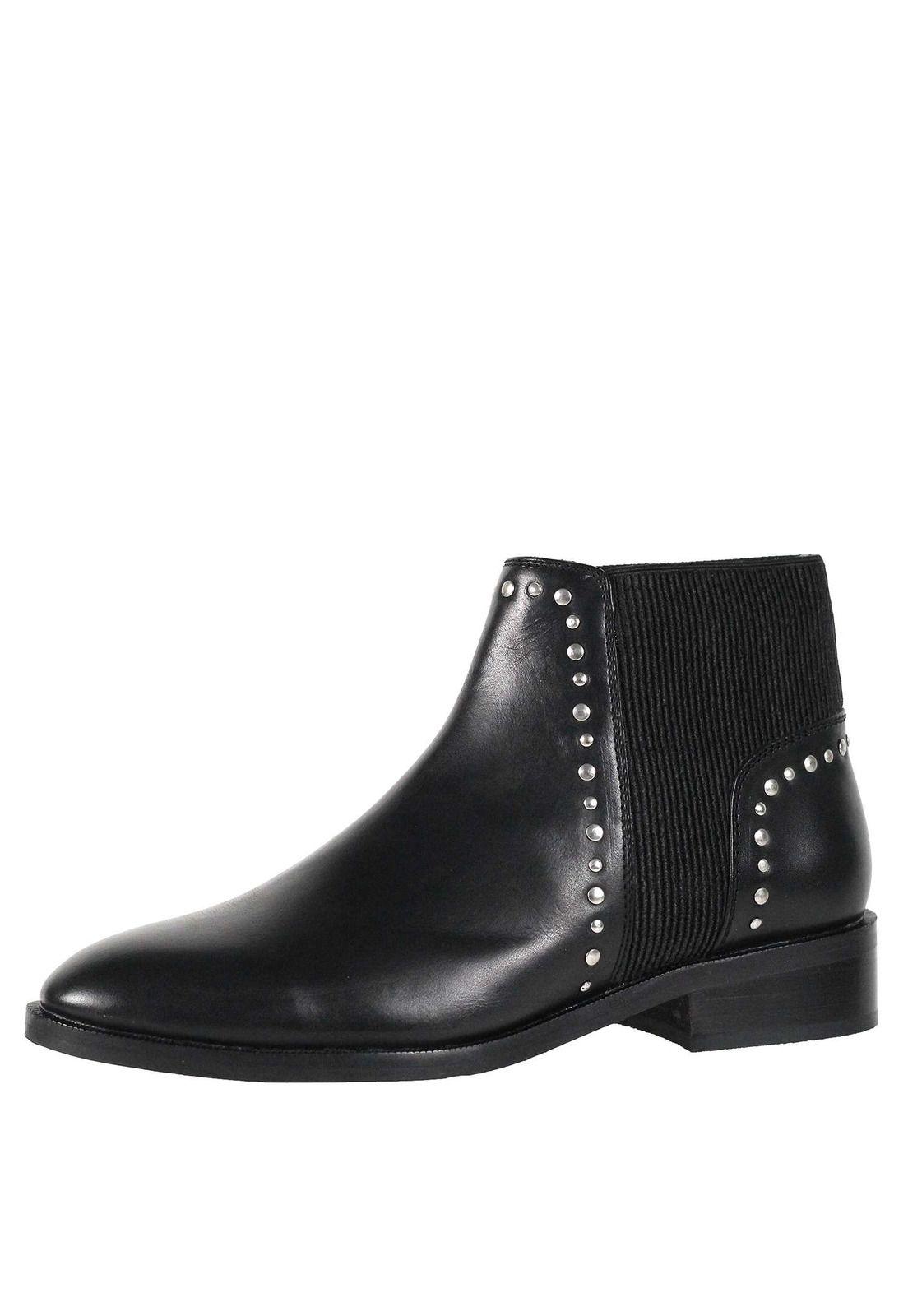 Botin 100% Cuero Aplicación Tachas 4Fb4721-6