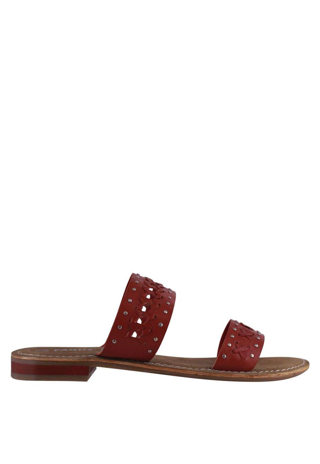 Sandalia Plana Aplicación Tachas 4Ss11021-0