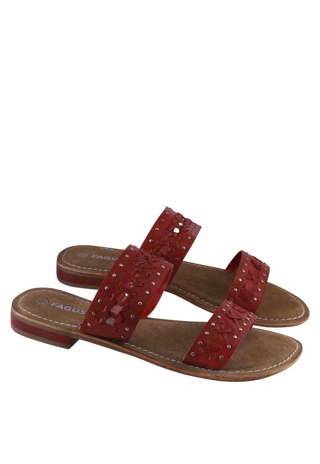 Sandalia Plana Aplicación Tachas 4Ss11021-4