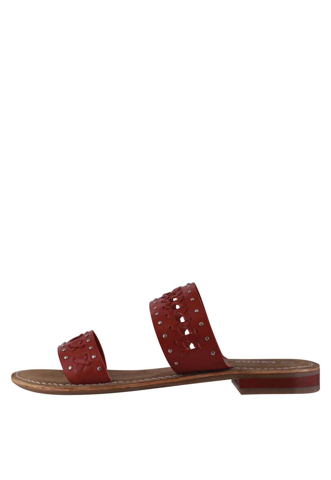 Sandalia Plana Aplicación Tachas 4Ss11021-6