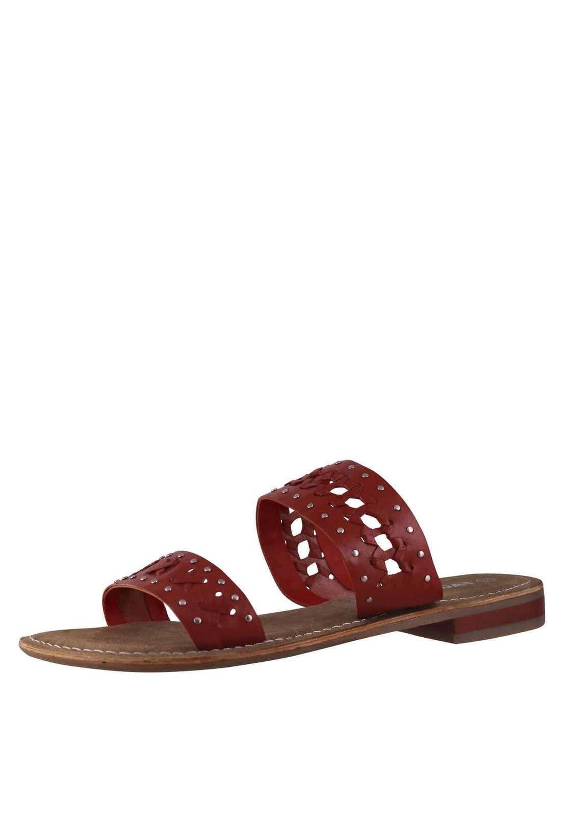 Sandalia Plana Aplicación Tachas 4Ss11021-7