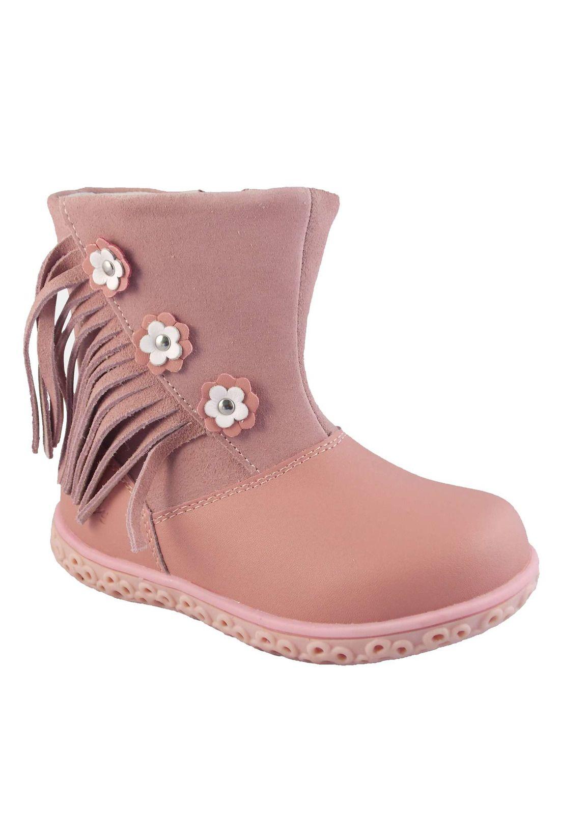 Bota Plana Cuero Niña 1Fb3818-1