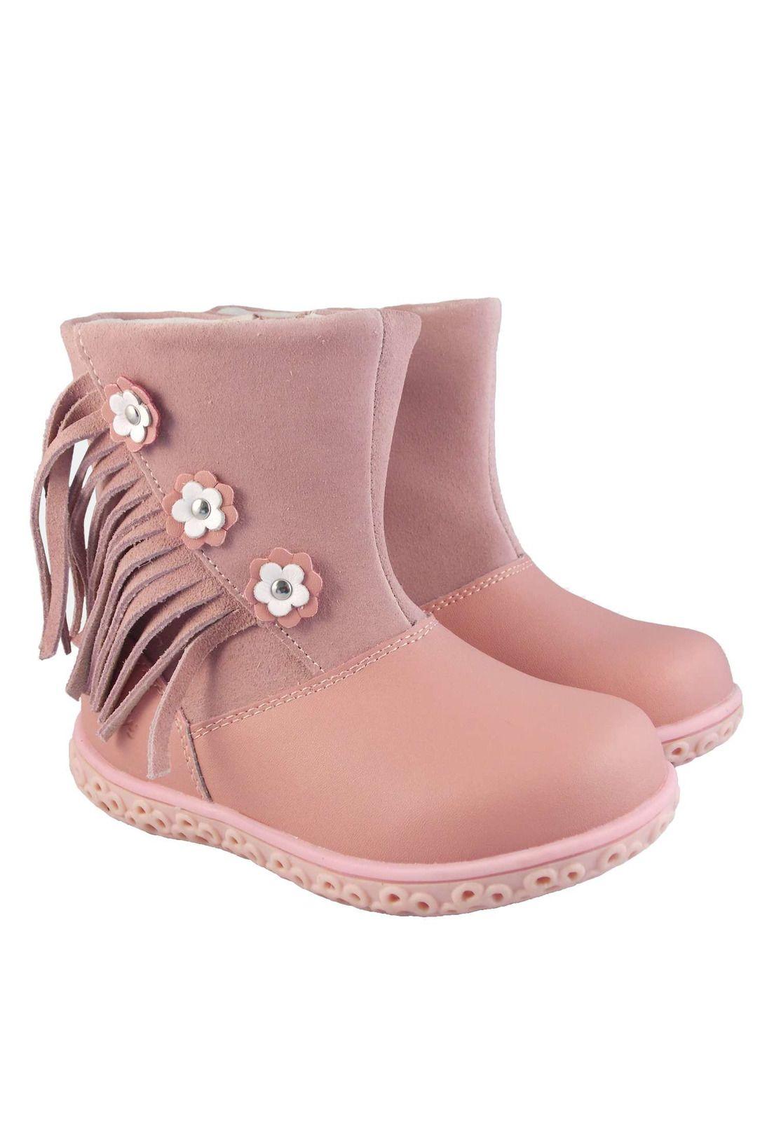 Bota Plana Cuero Niña 1Fb3818-4