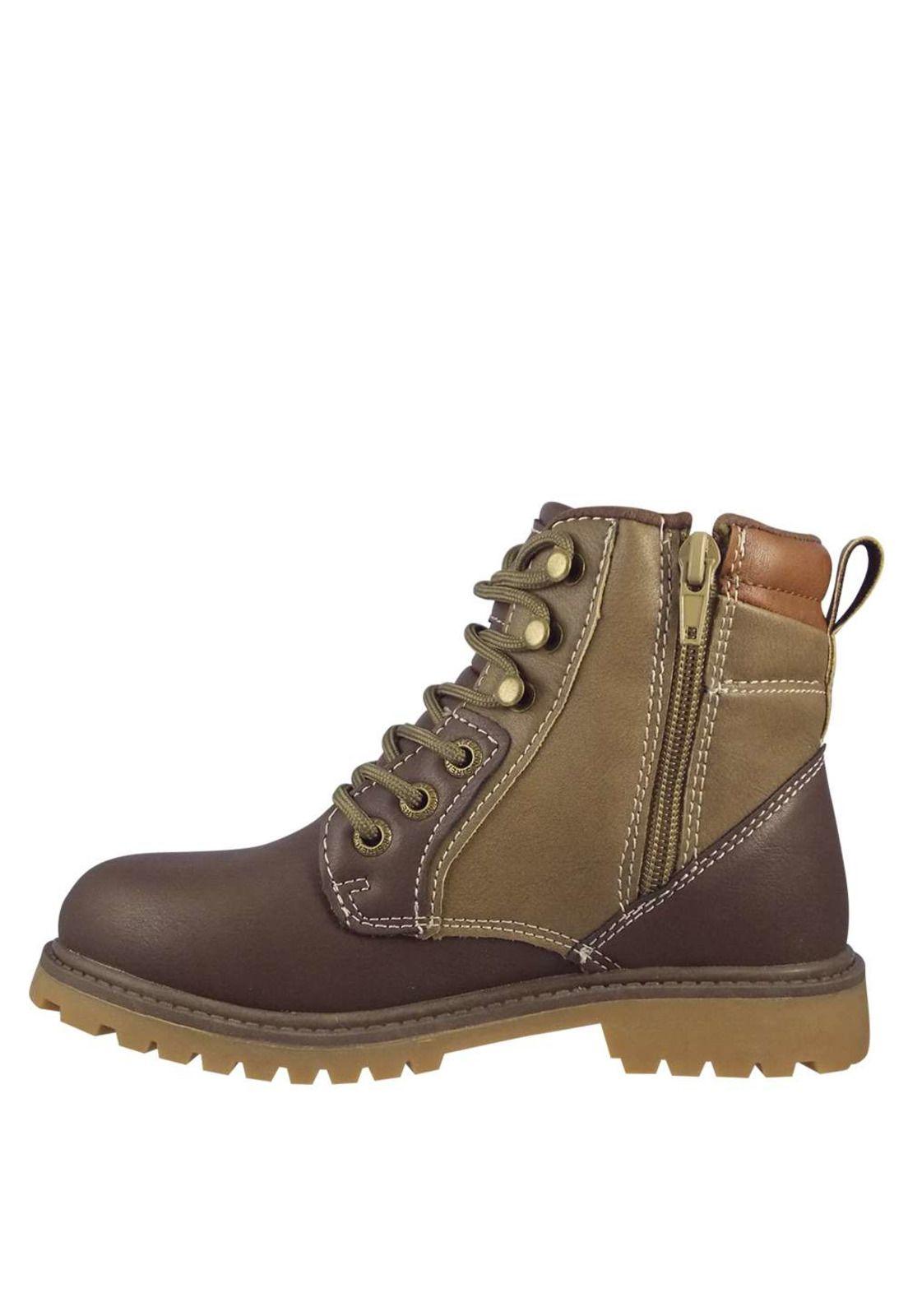 Botin Casual Niño Marrón 2Fb8219-2
