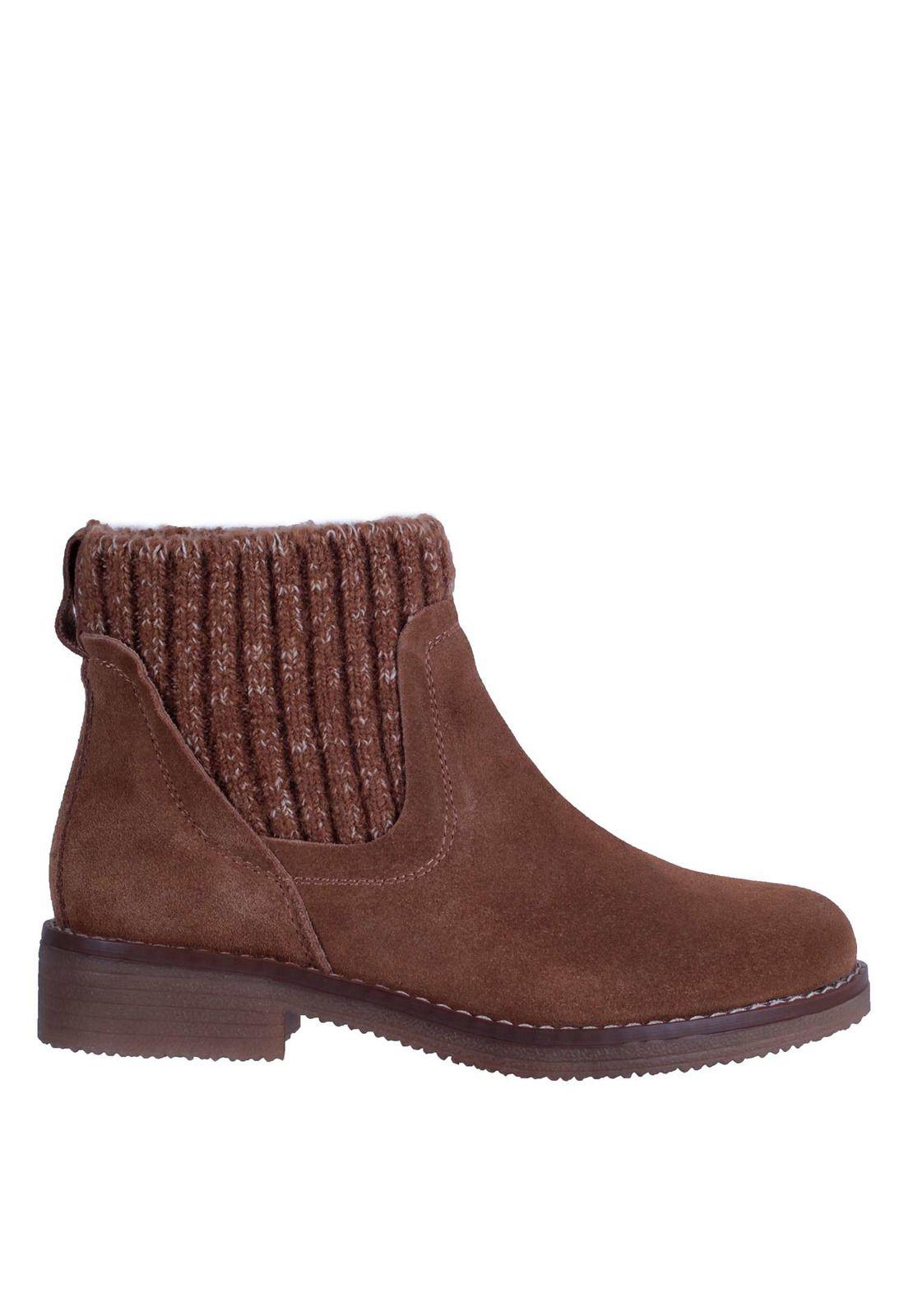 Botin Cuero Aplicación Lana 4fb11322-0