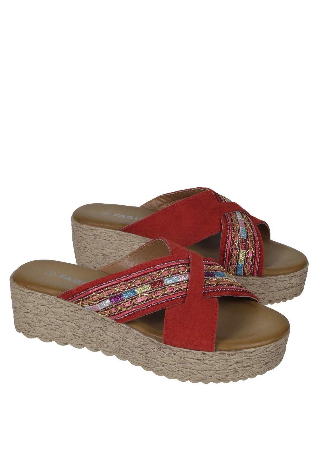 Sandalia Cuero Mujer Fagus 4ss8823-6