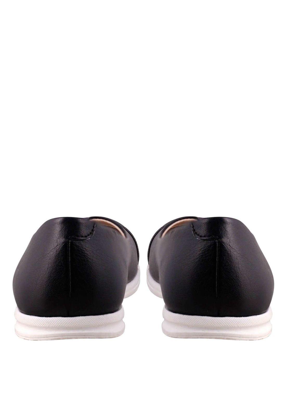 Ballerina Ecocuero Punta Metalizada 4Sb16122-4