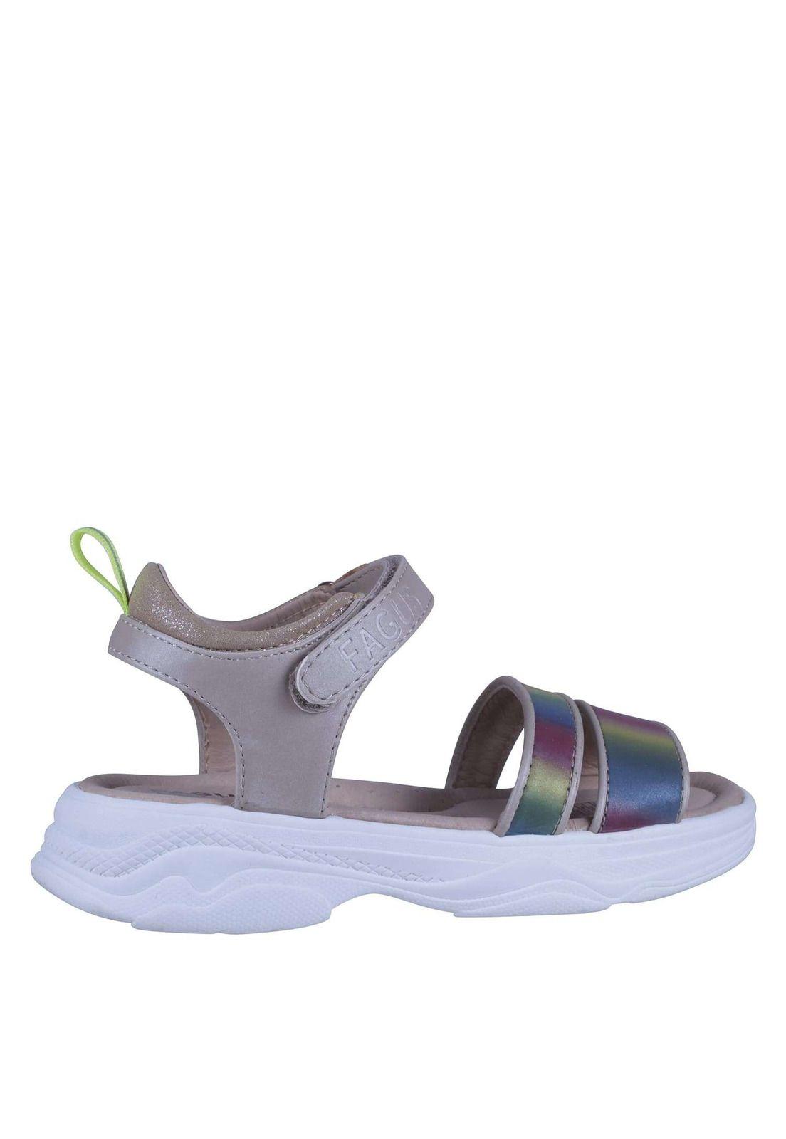 Sandalia Platinada Niña 2Ss5222-2