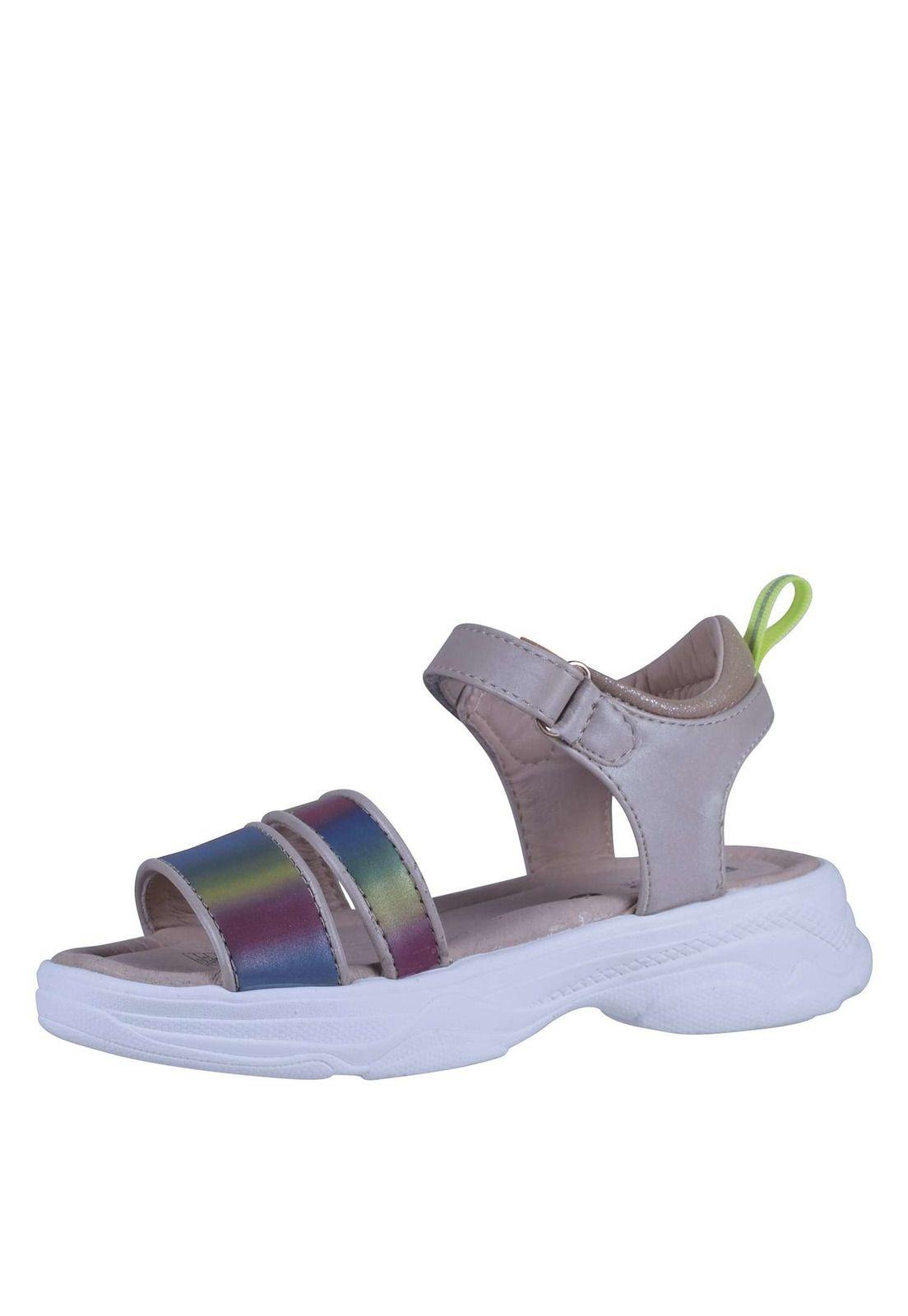 Sandalia Platinada Niña 2Ss5222-3