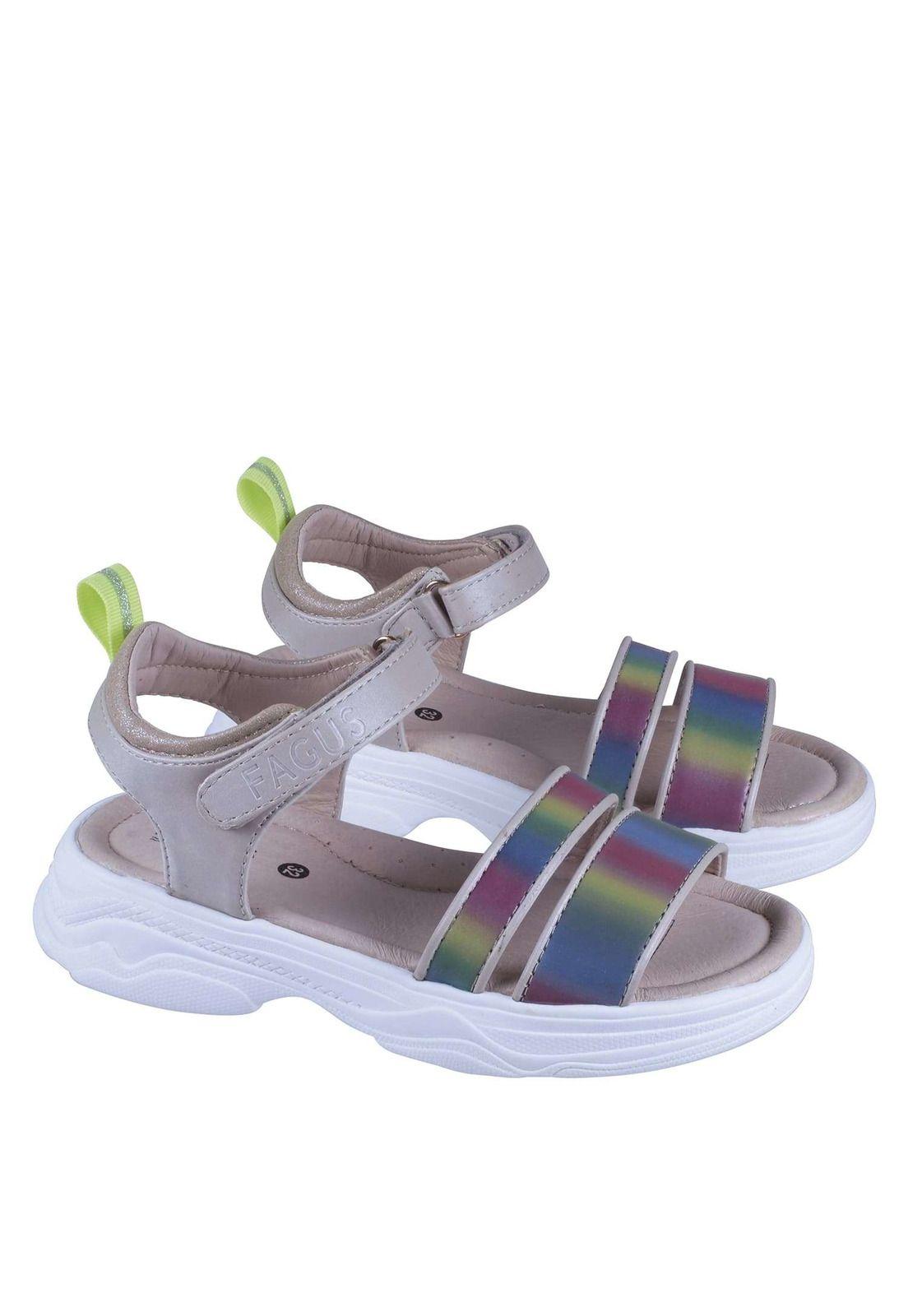 Sandalia Platinada Niña 2Ss5222-4