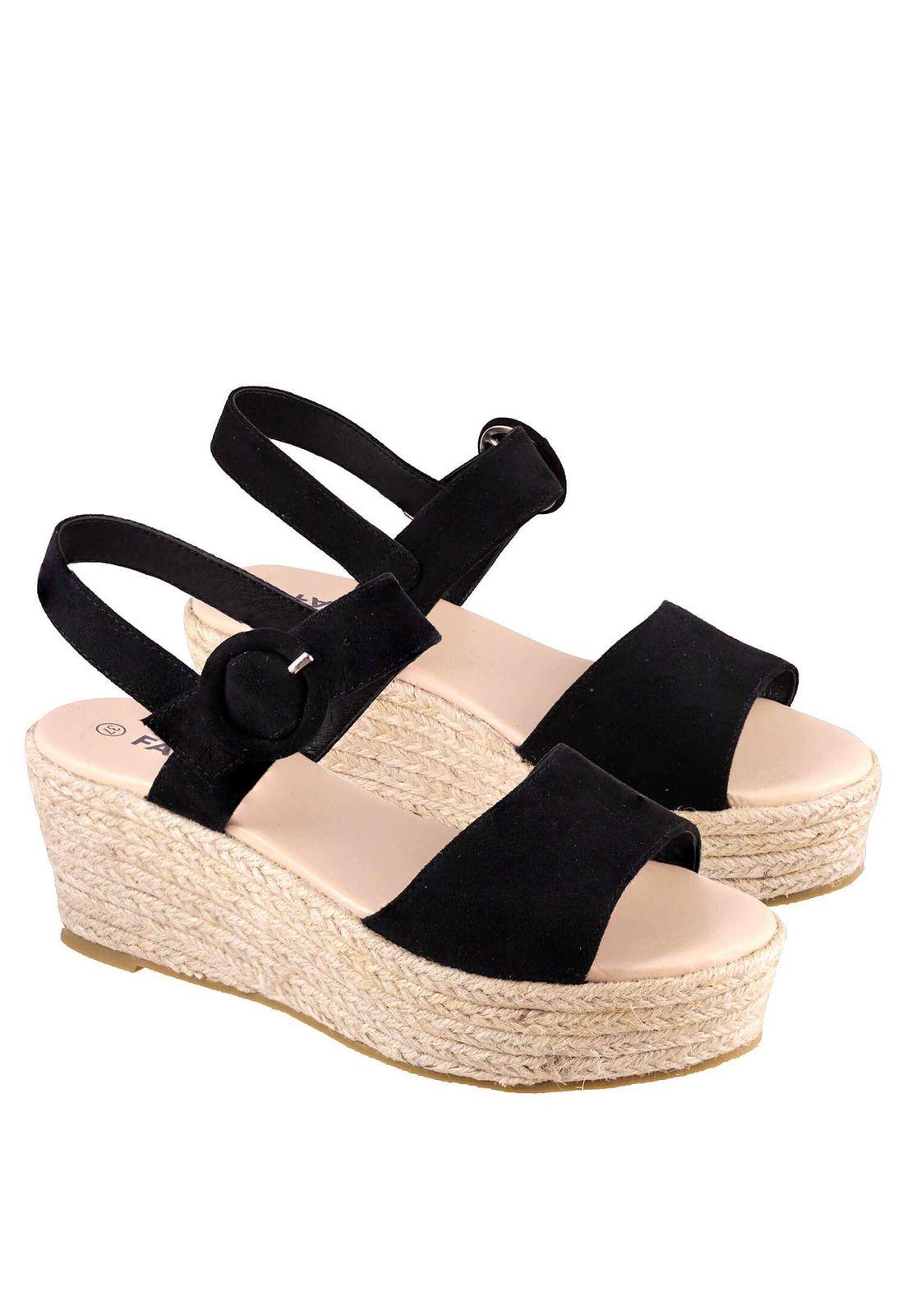 Sandalia Plataforma Yute 4Ss7222-4