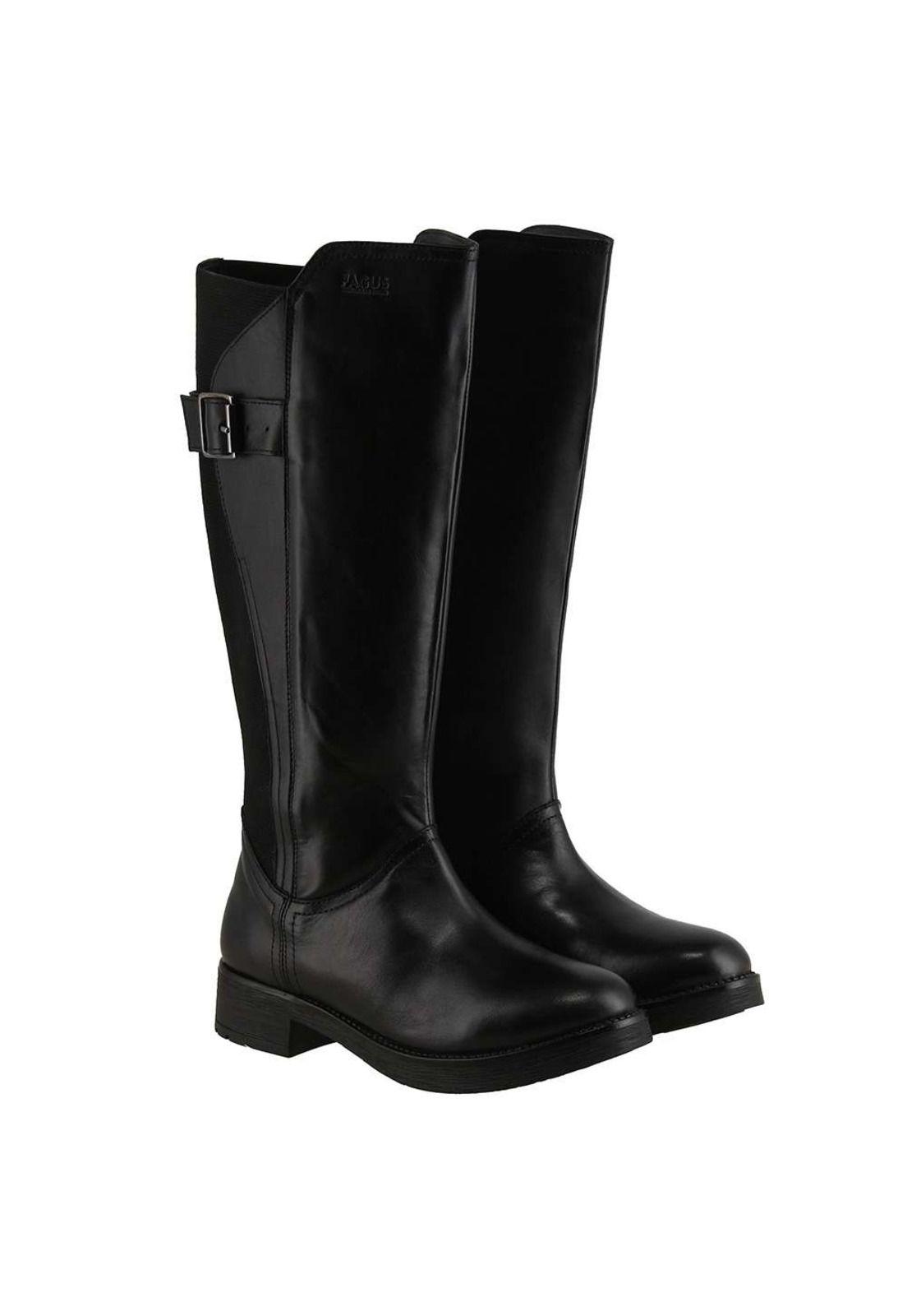 Bota de Cuero Mujer Casual 4Fb10919-6