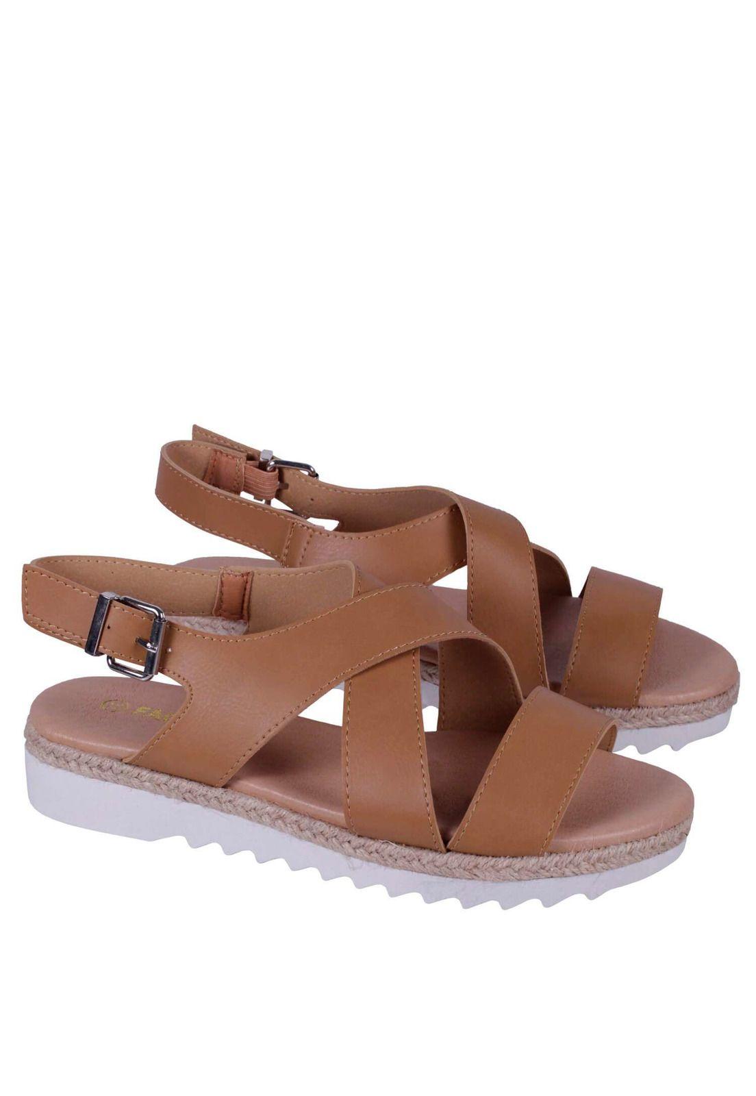 Sandalia Plana Cruzada 4Ss13322-4