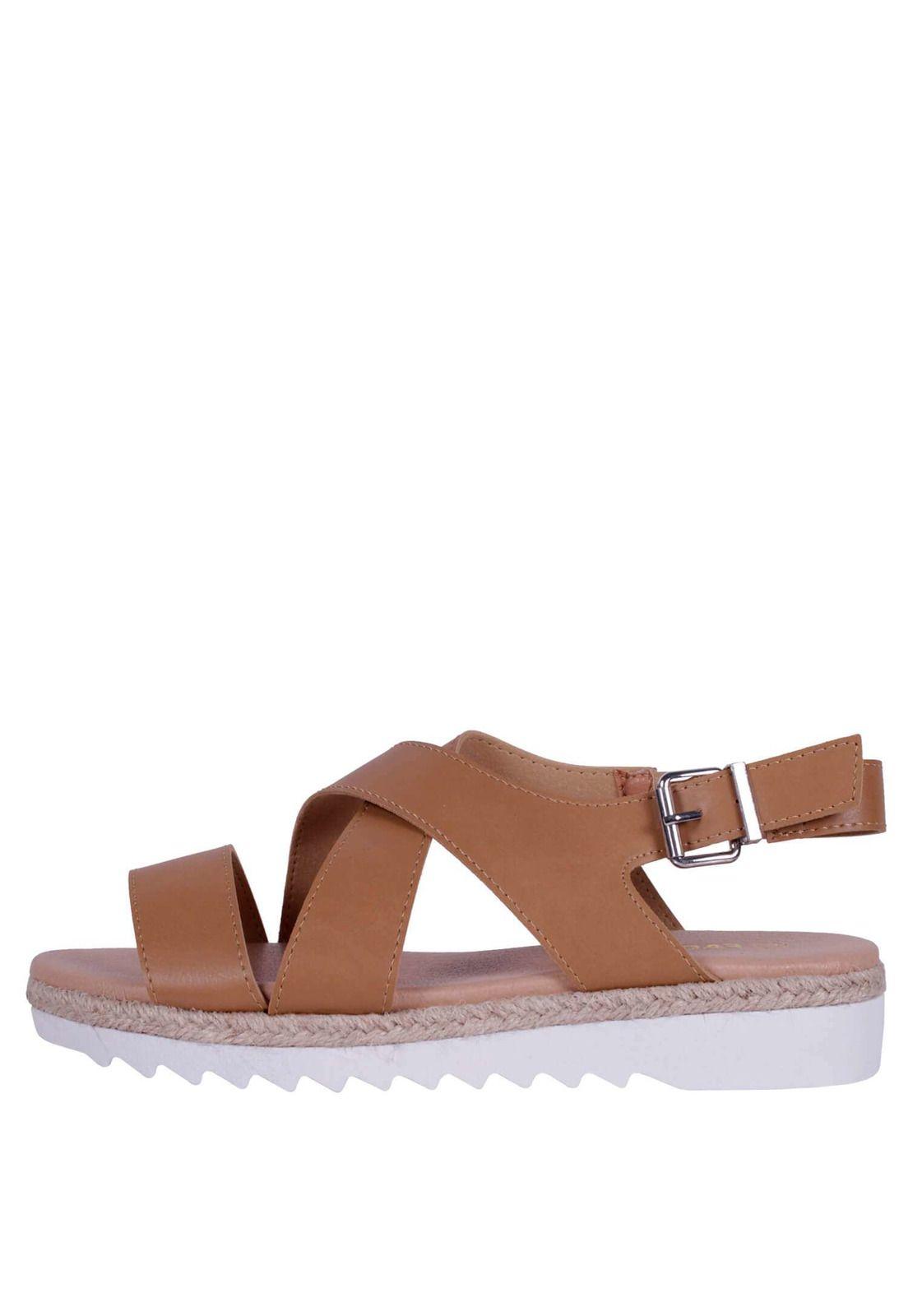 Sandalia Plana Cruzada 4Ss13322-6