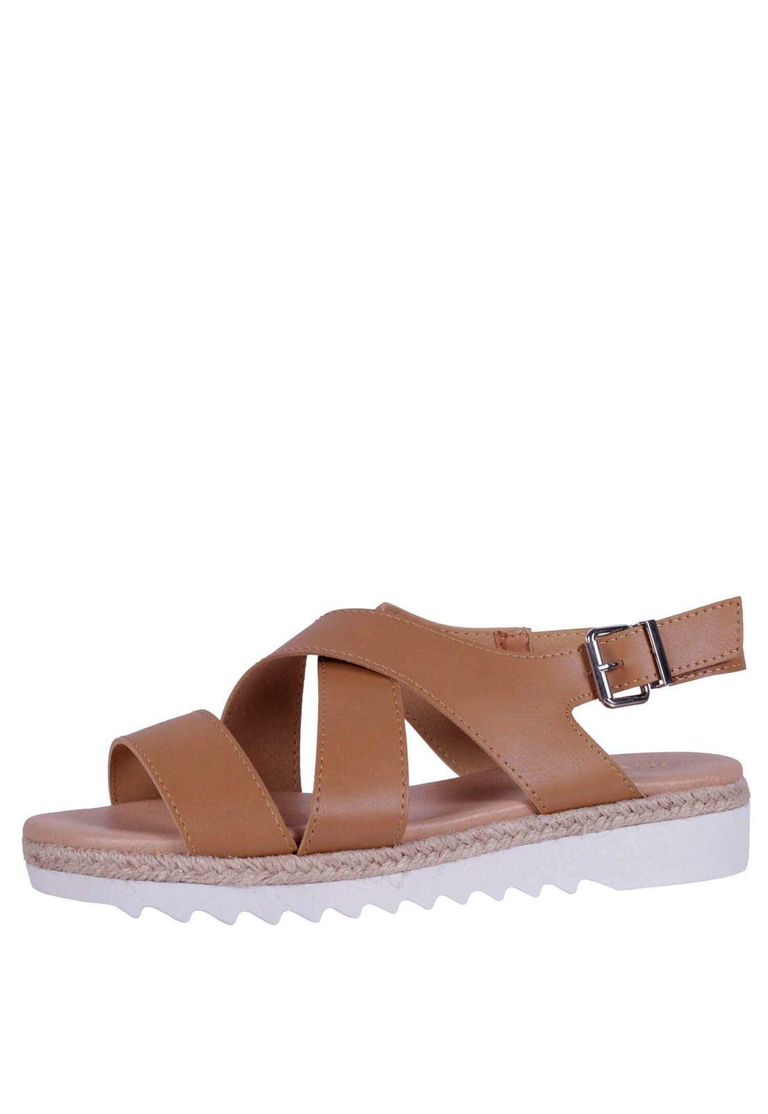 Sandalia Plana Cruzada 4Ss13322-7