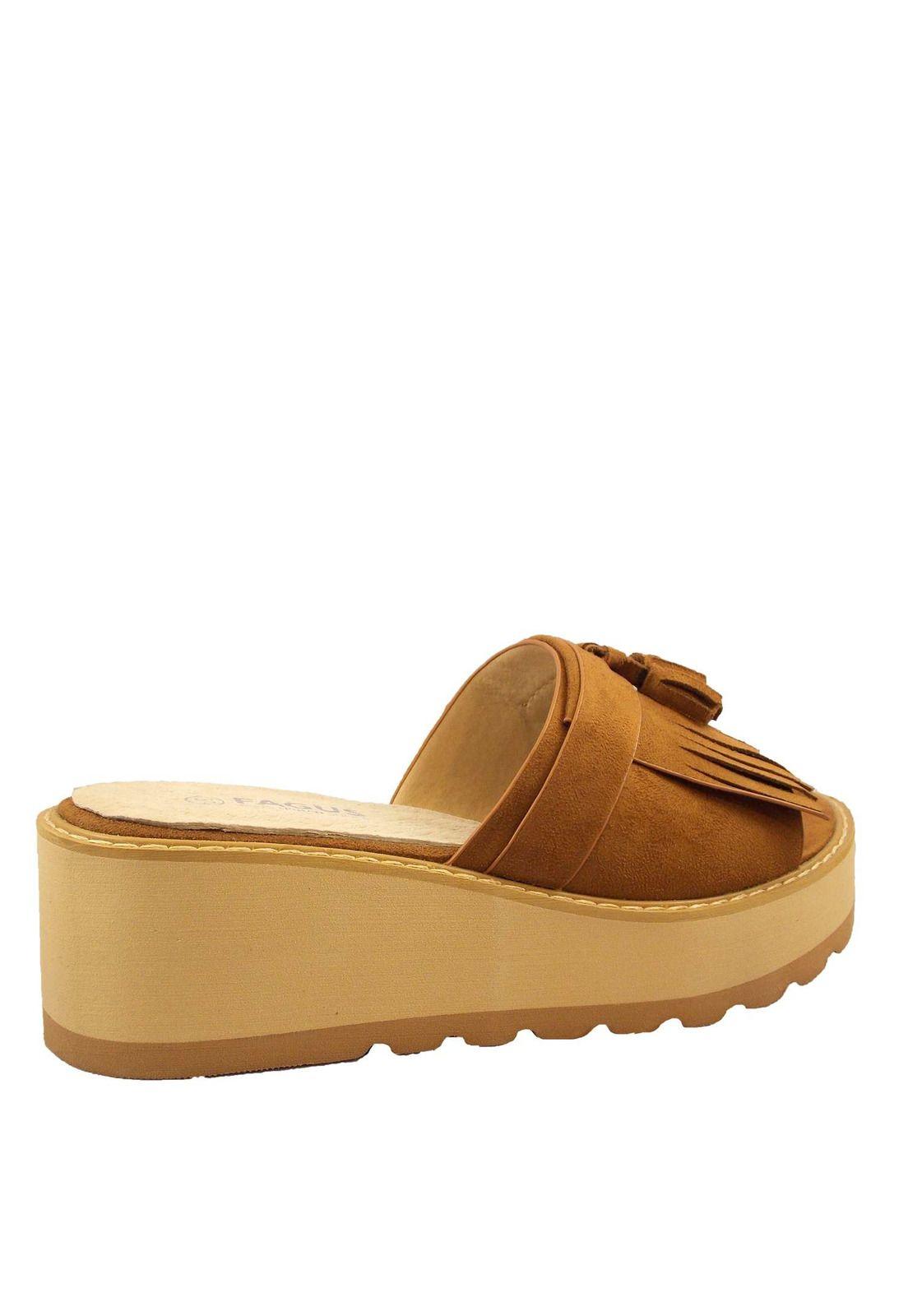 Sandalia Mujer Camel 4Ss9919-2
