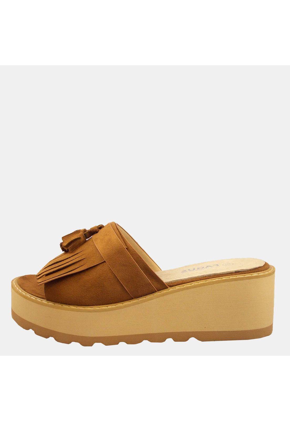 Sandalia Mujer Camel 4Ss9919-5