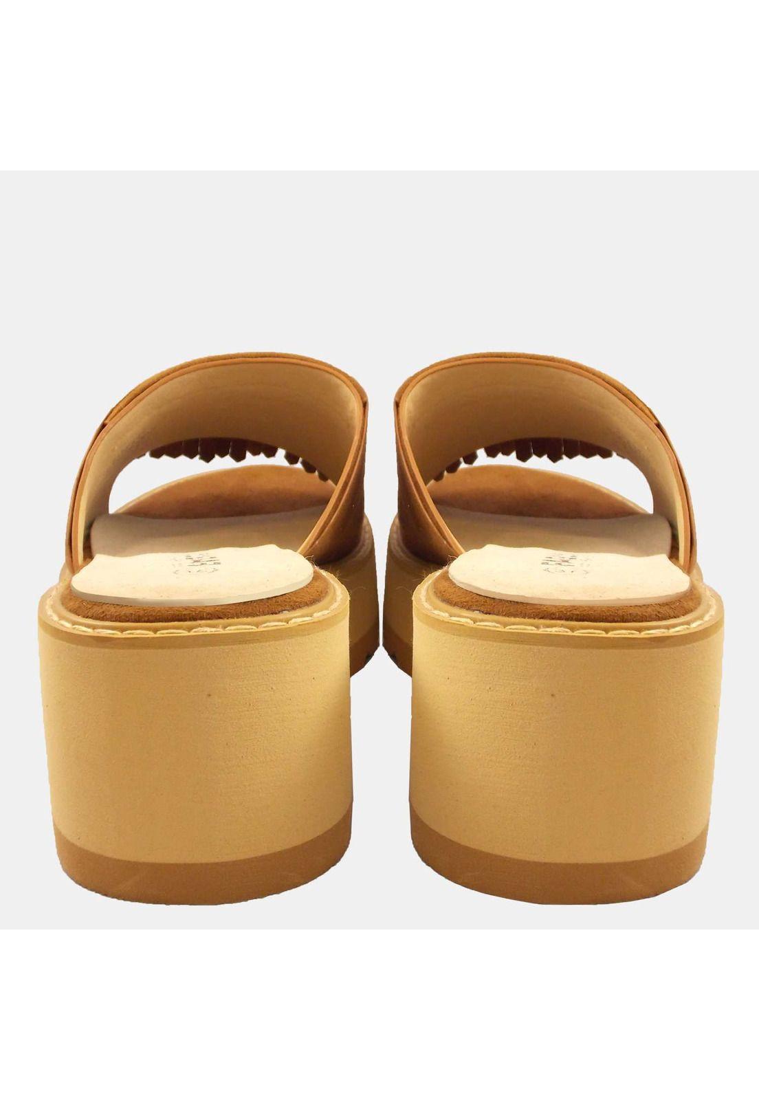 Sandalia Mujer Camel 4Ss9919-8