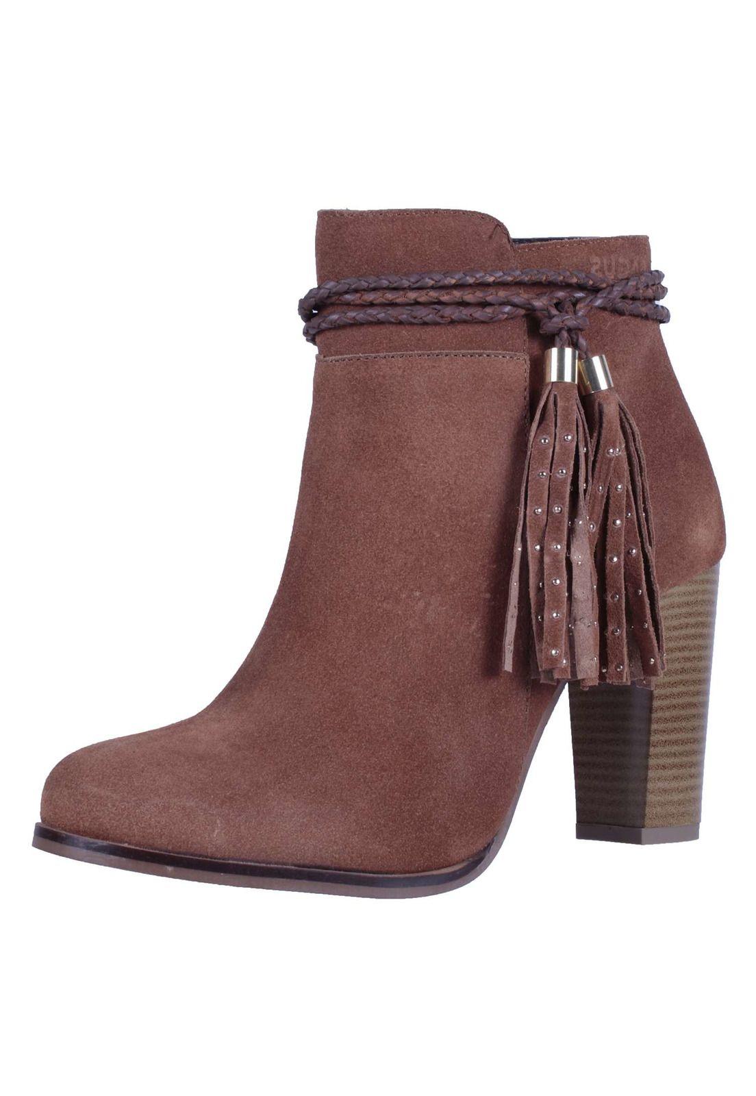 Botin Cuero Taco Alto 4fb2222-4