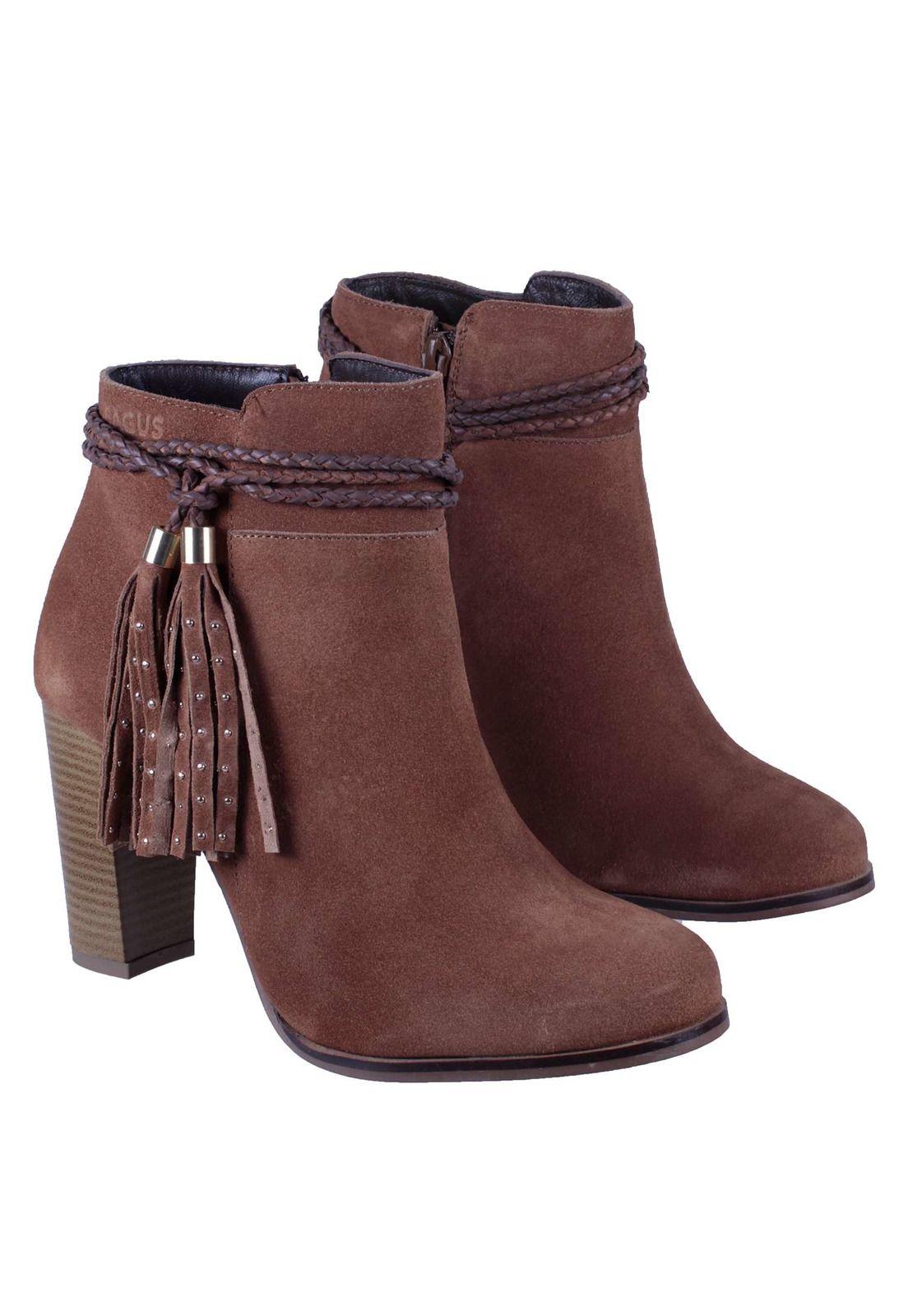 Botin Cuero Taco Alto 4fb2222-6