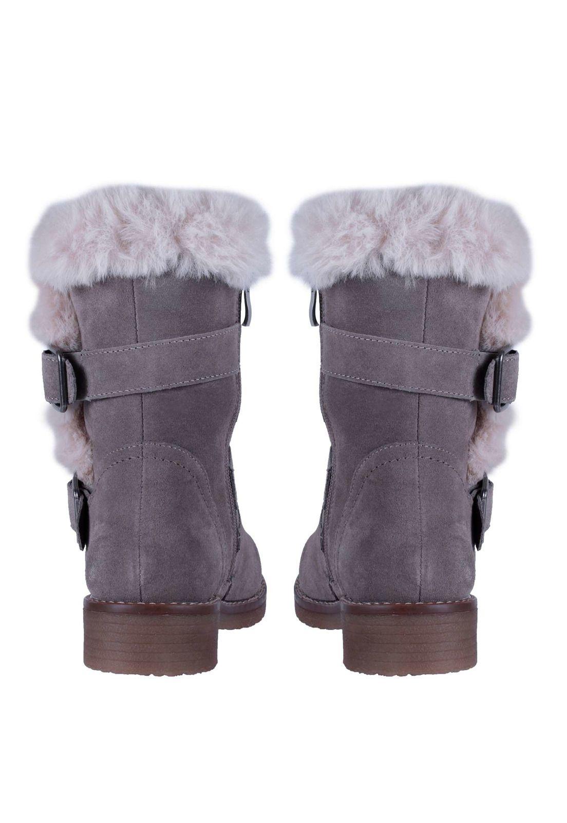 Botin Cuero Aplicación Piel Sintetica 4fb11822-6