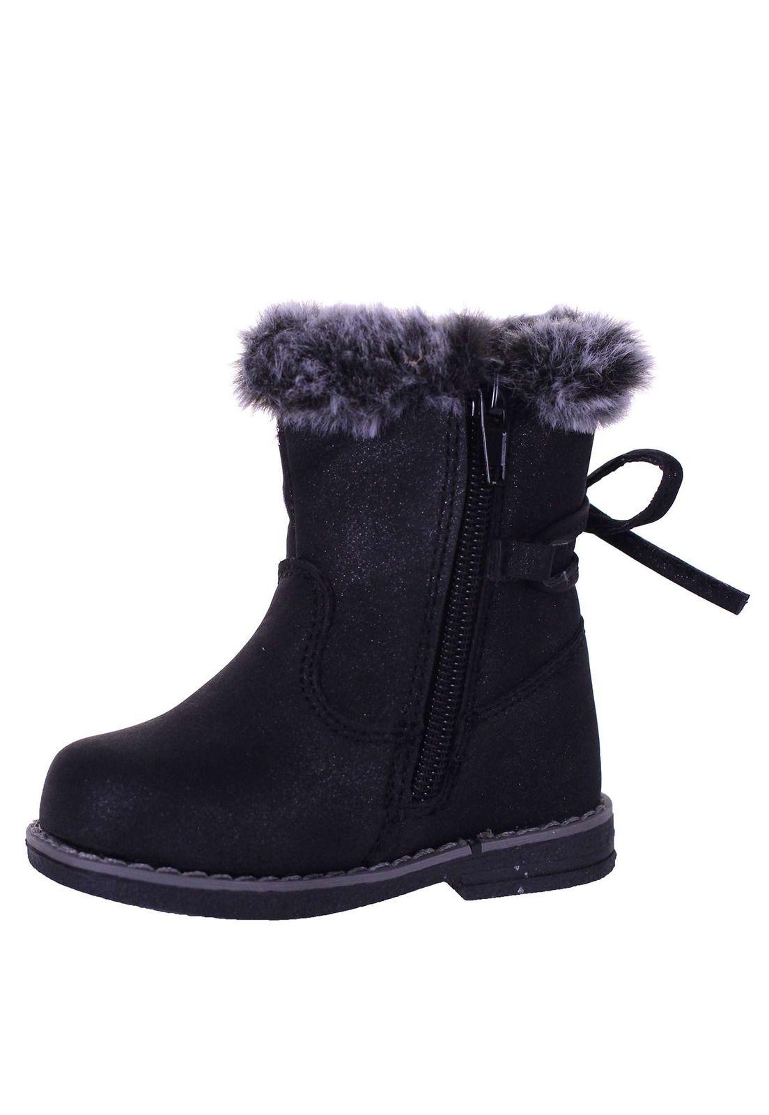 Bota Urbana Niña Aplicación Piel Sintética 1Fb3921-3