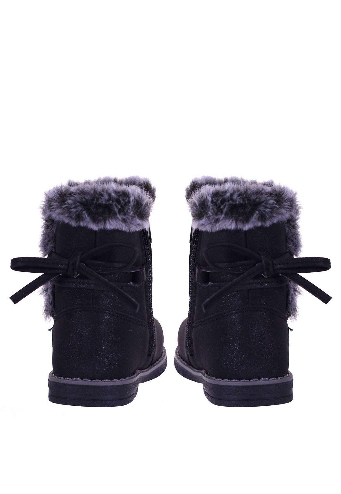 Bota Urbana Niña Aplicación Piel Sintética 1Fb3921-5