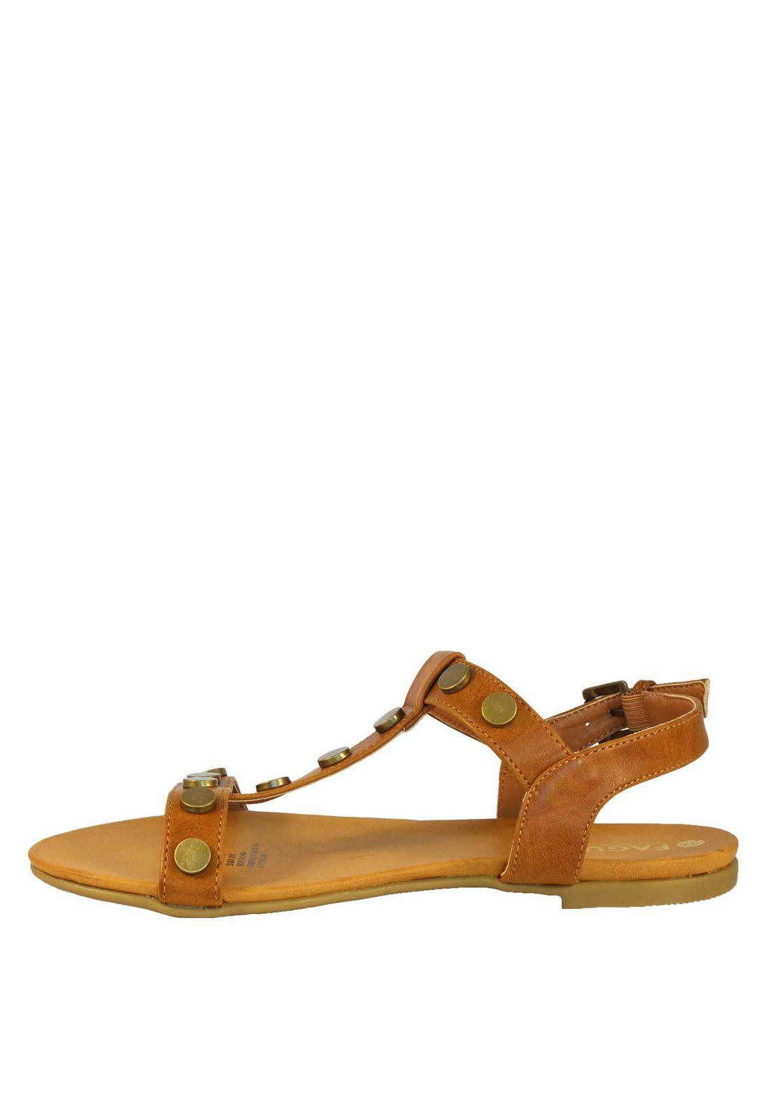 Sandalia Mujer Camel 4Ss7919-2