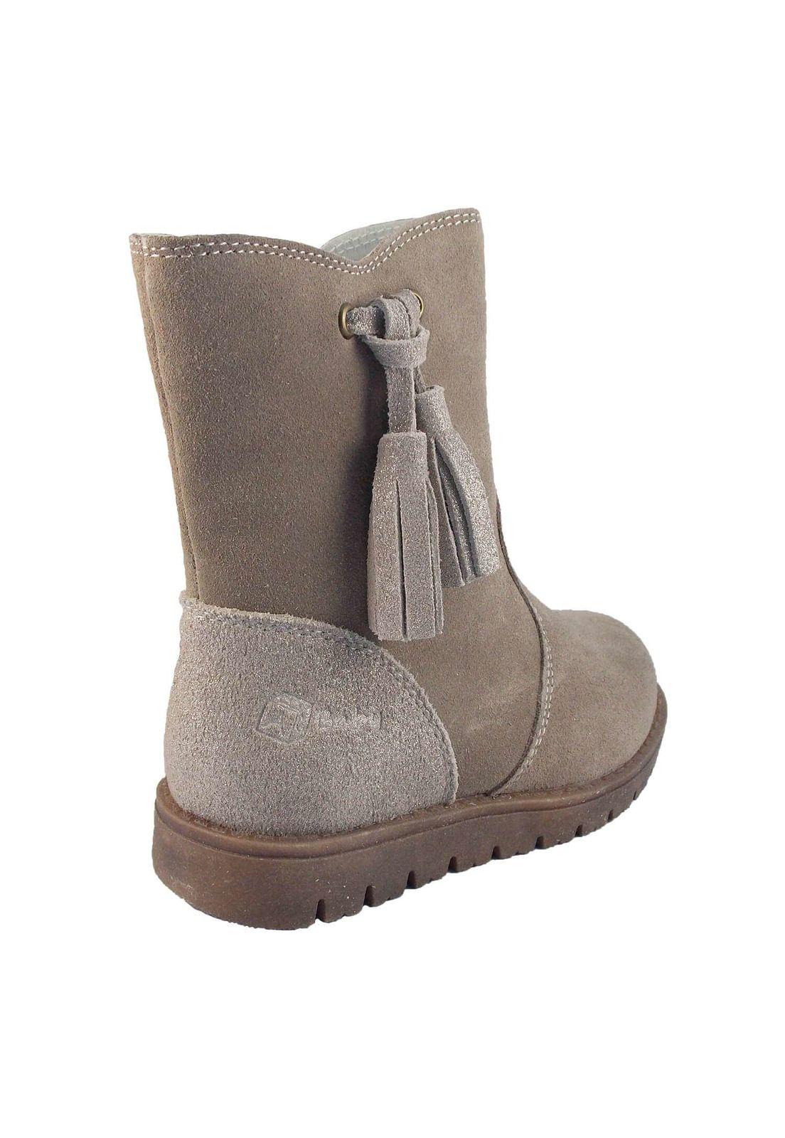 Bota Plana Niña Cuero 1Fb3618-1
