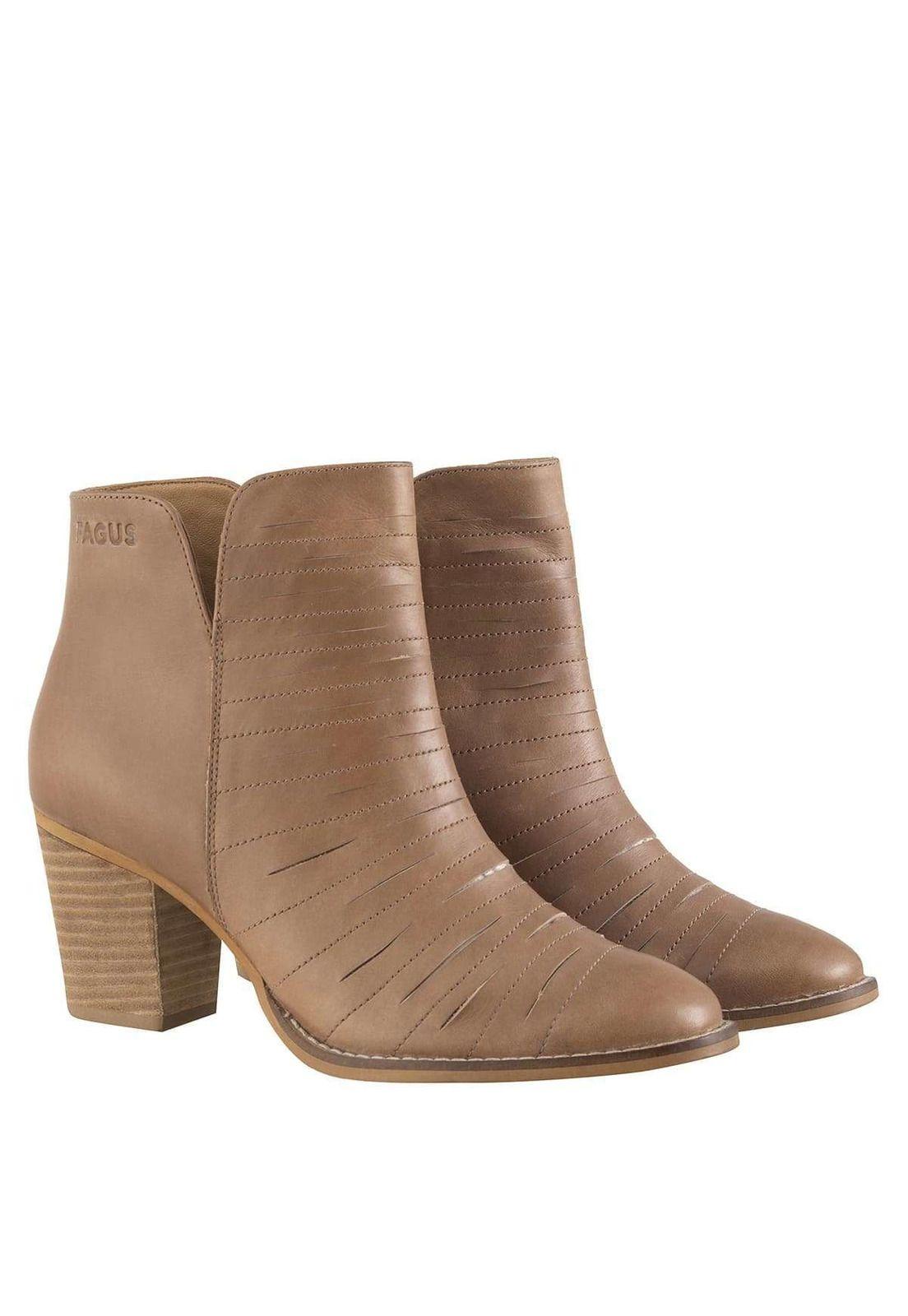 Botín Calado Cuero 4Sb0520-4