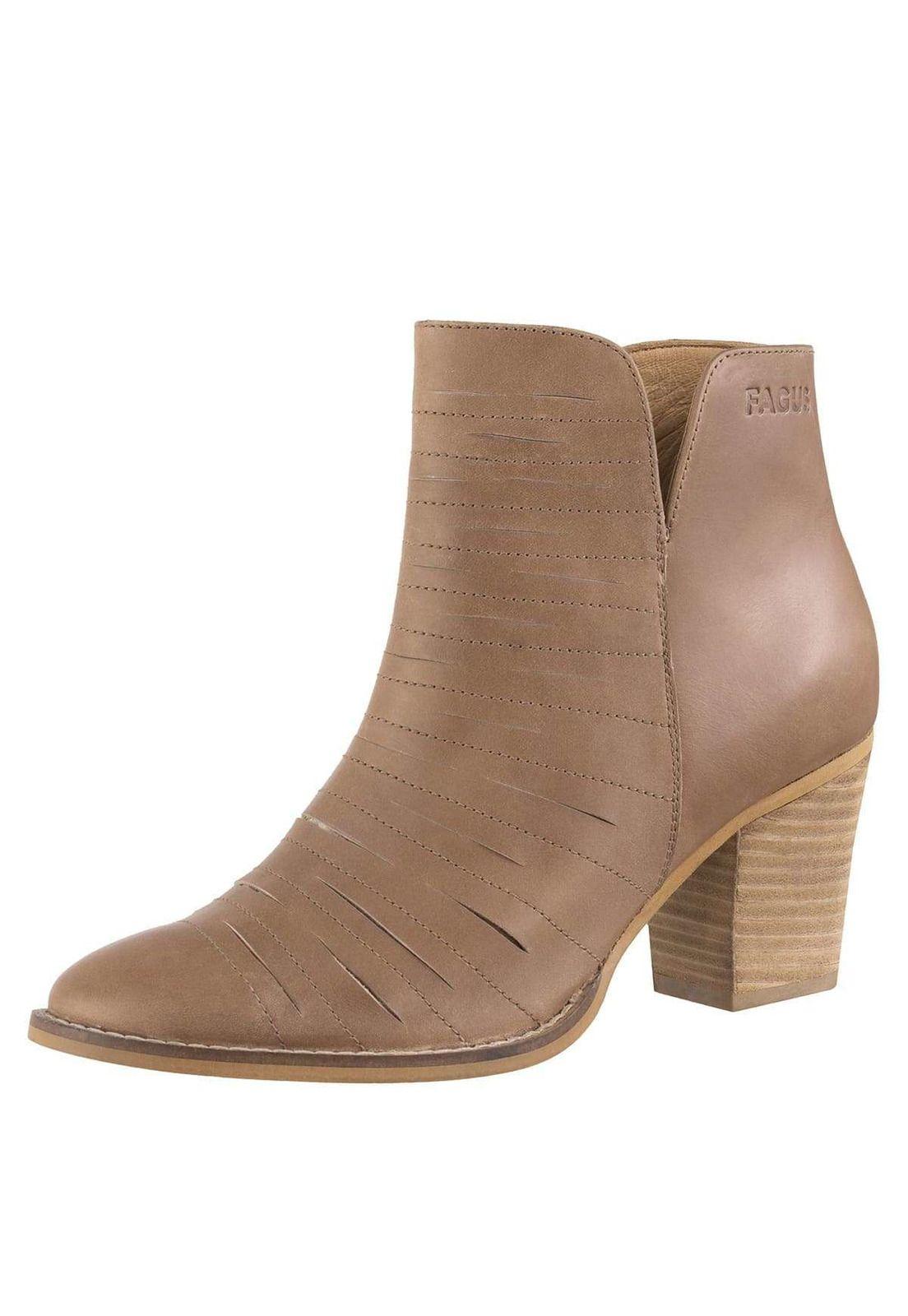 Botín Calado Cuero 4Sb0520-6