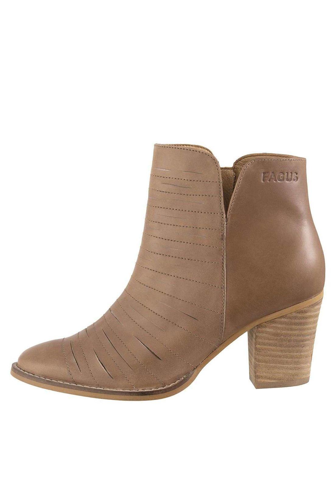 Botín Calado Cuero 4Sb0520-7