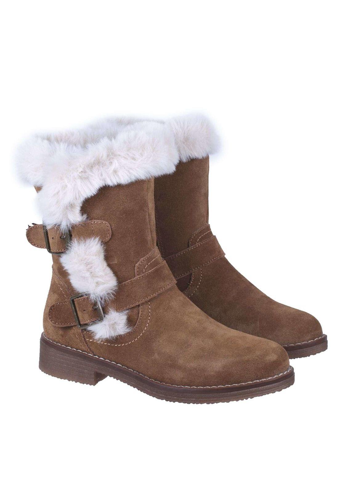 Bota Cuero Aplicación Piel Sintetica 4fb11922-4