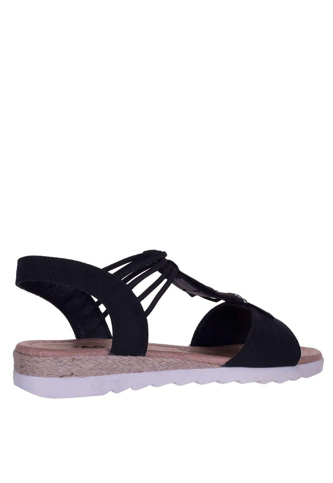 Sandalia Plana Ajuste Elastico 4Ss14422-2