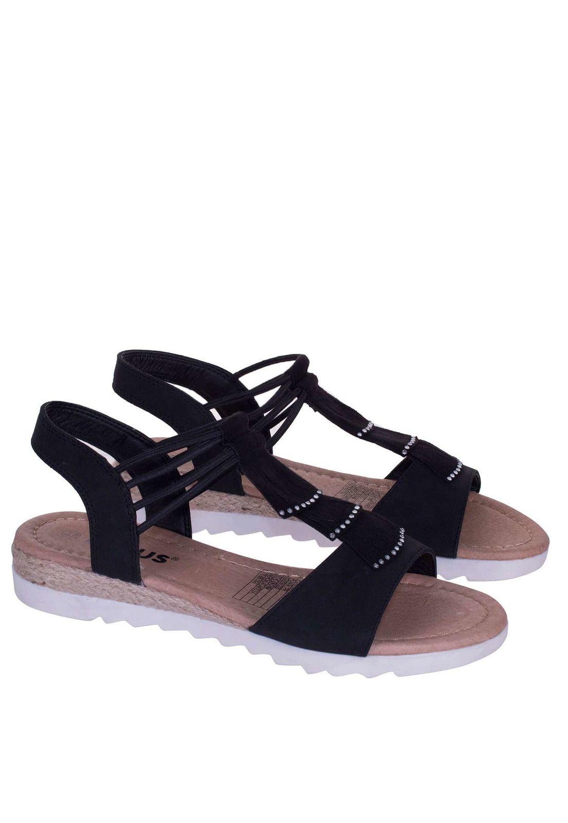 Sandalia Plana Ajuste Elastico 4Ss14422-3