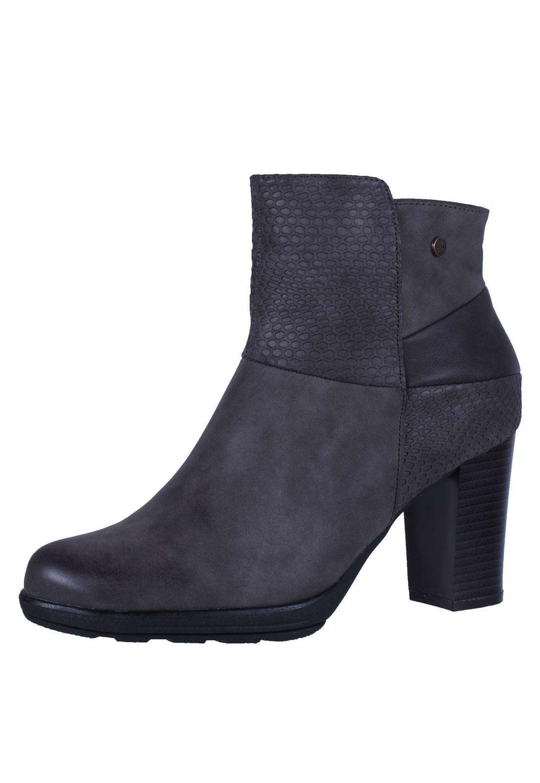 Botin Texturizado Gris 4fb5722-6