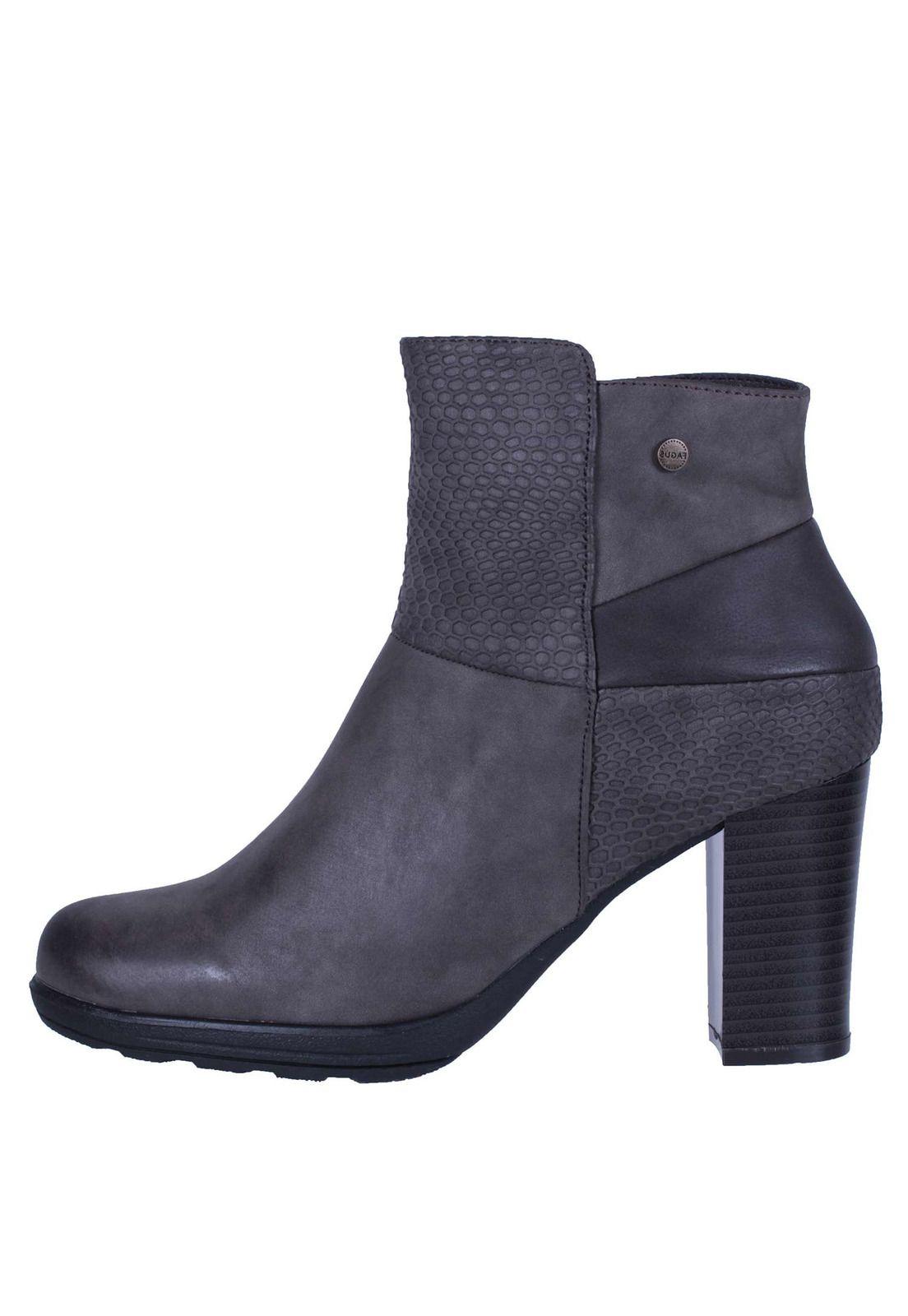 Botin Texturizado Gris 4fb5722-7