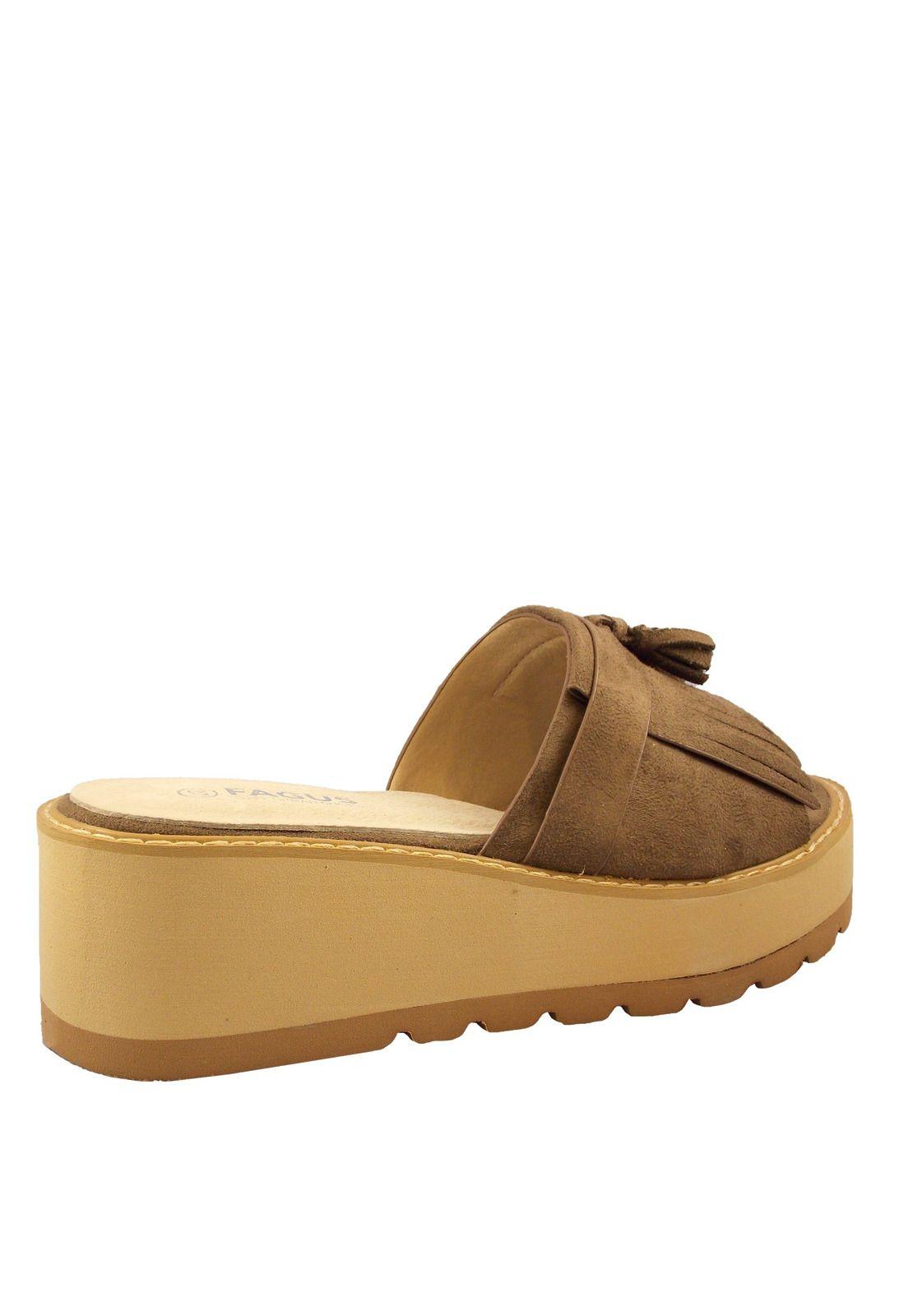 Sandalia Plataforma Mujer Taupe 4Ss10019-2