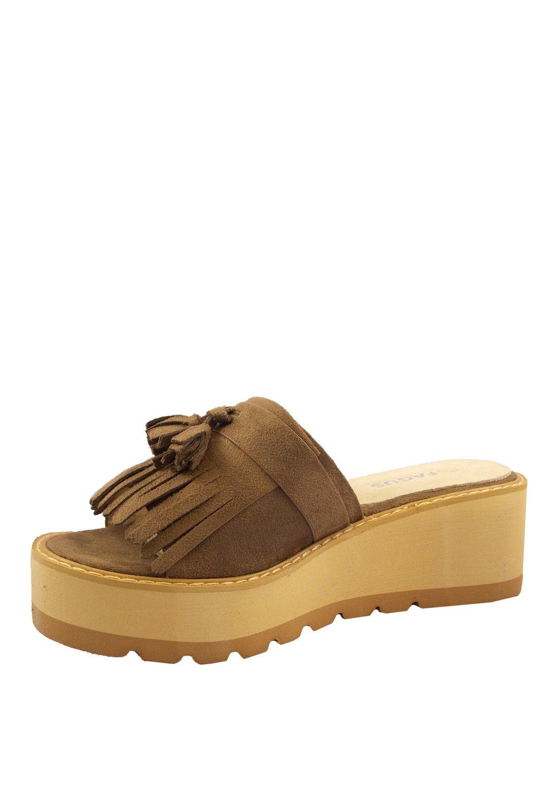 Sandalia Plataforma Mujer Taupe 4Ss10019-4