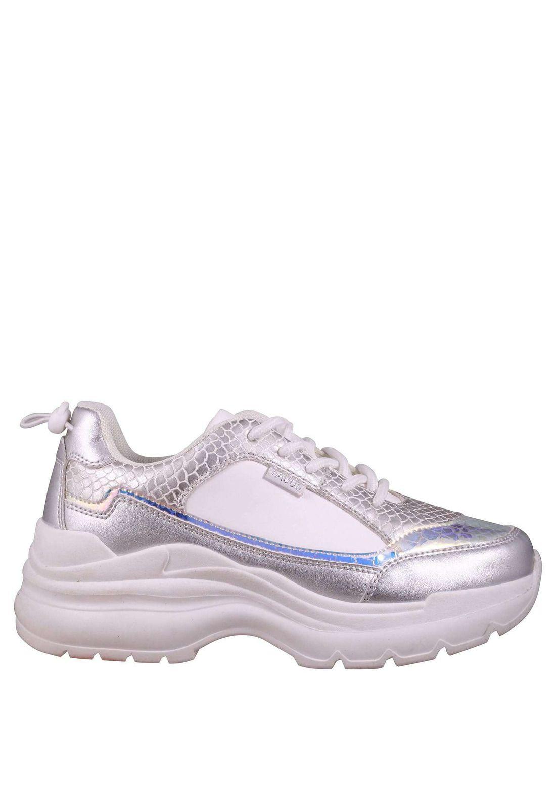 Zapatilla Chuncky Aplicación Metalizado 4Sz4321-0