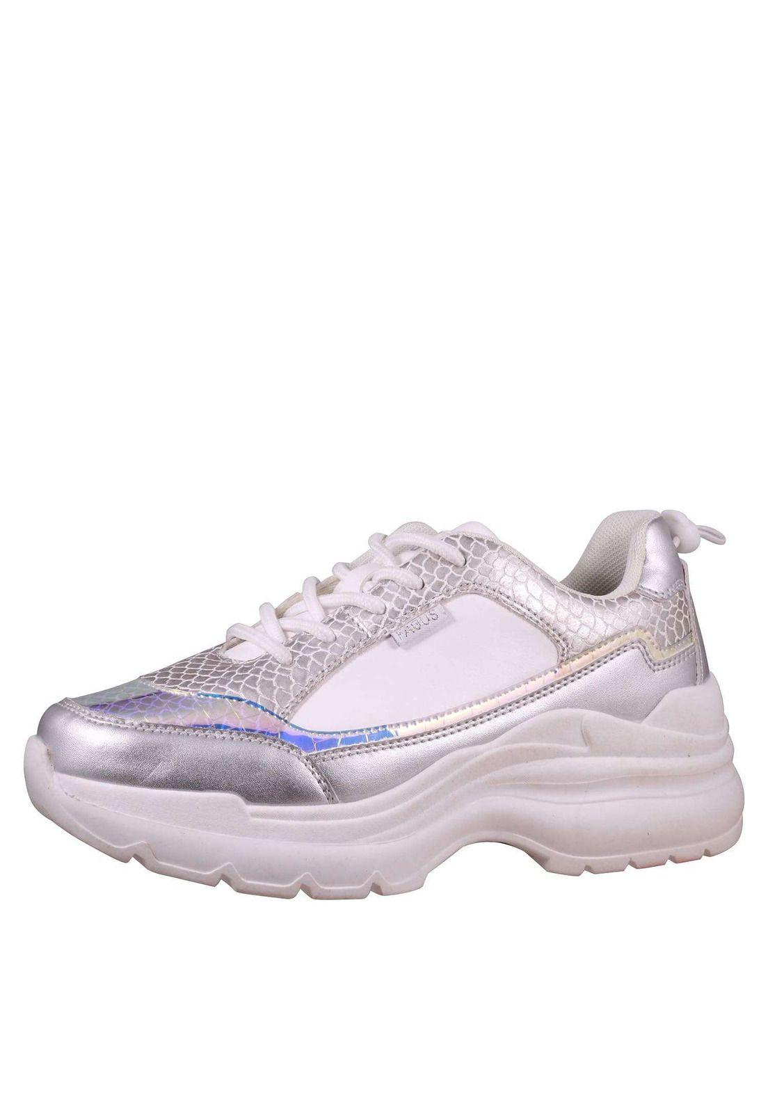 Zapatilla Chuncky Aplicación Metalizado 4Sz4321-6