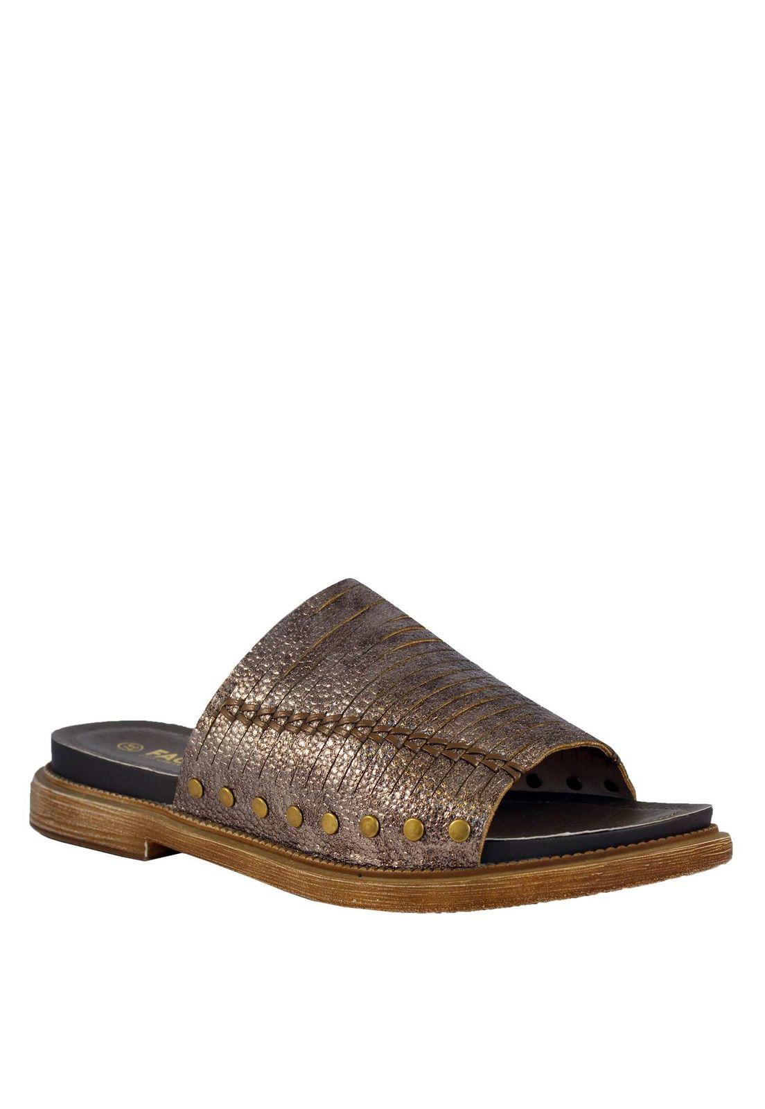 Sandalia Mujer Bronce 4Ss7319-1